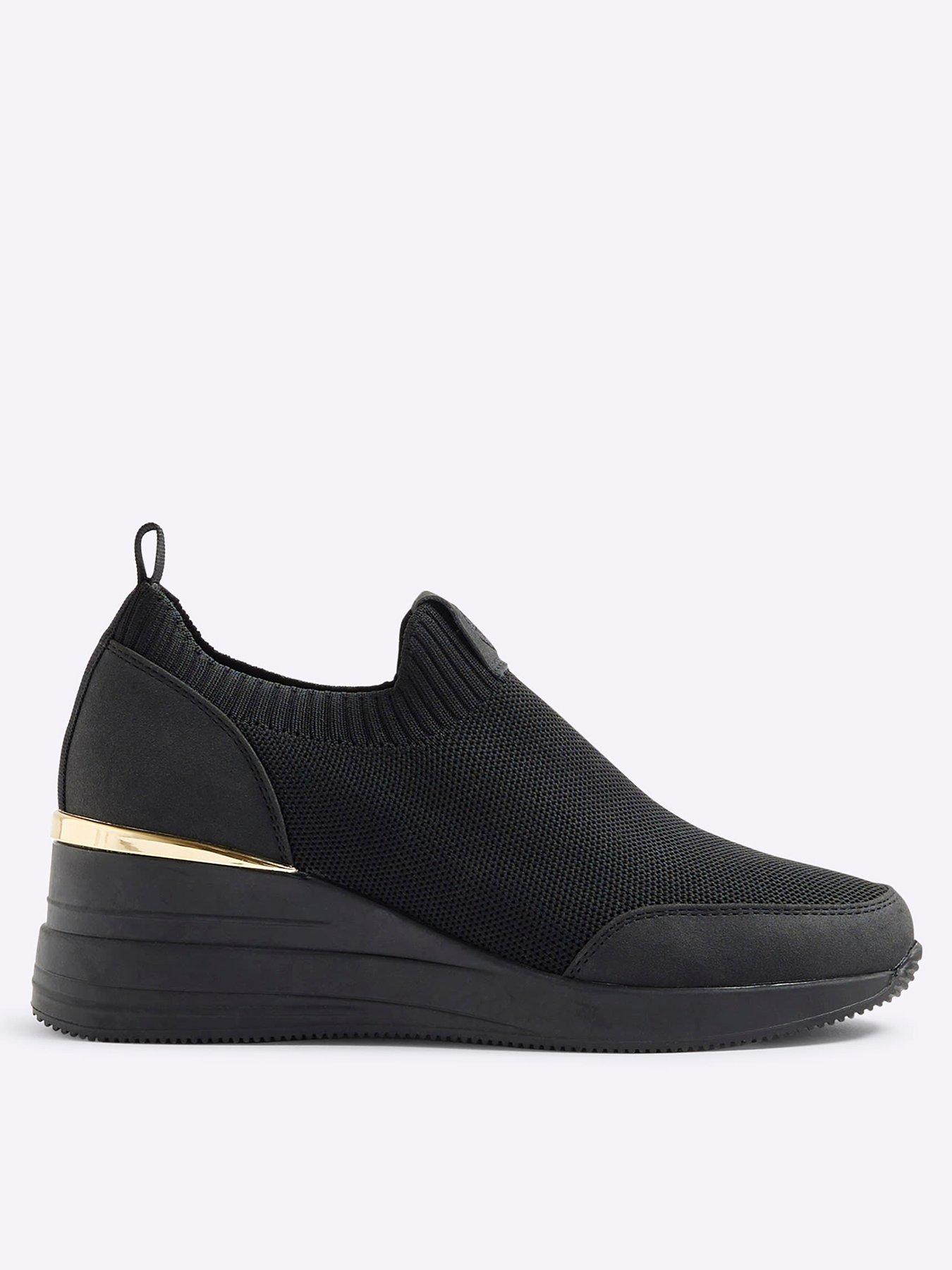 Image 2 of 5 of River Island Wedge Runner - Black