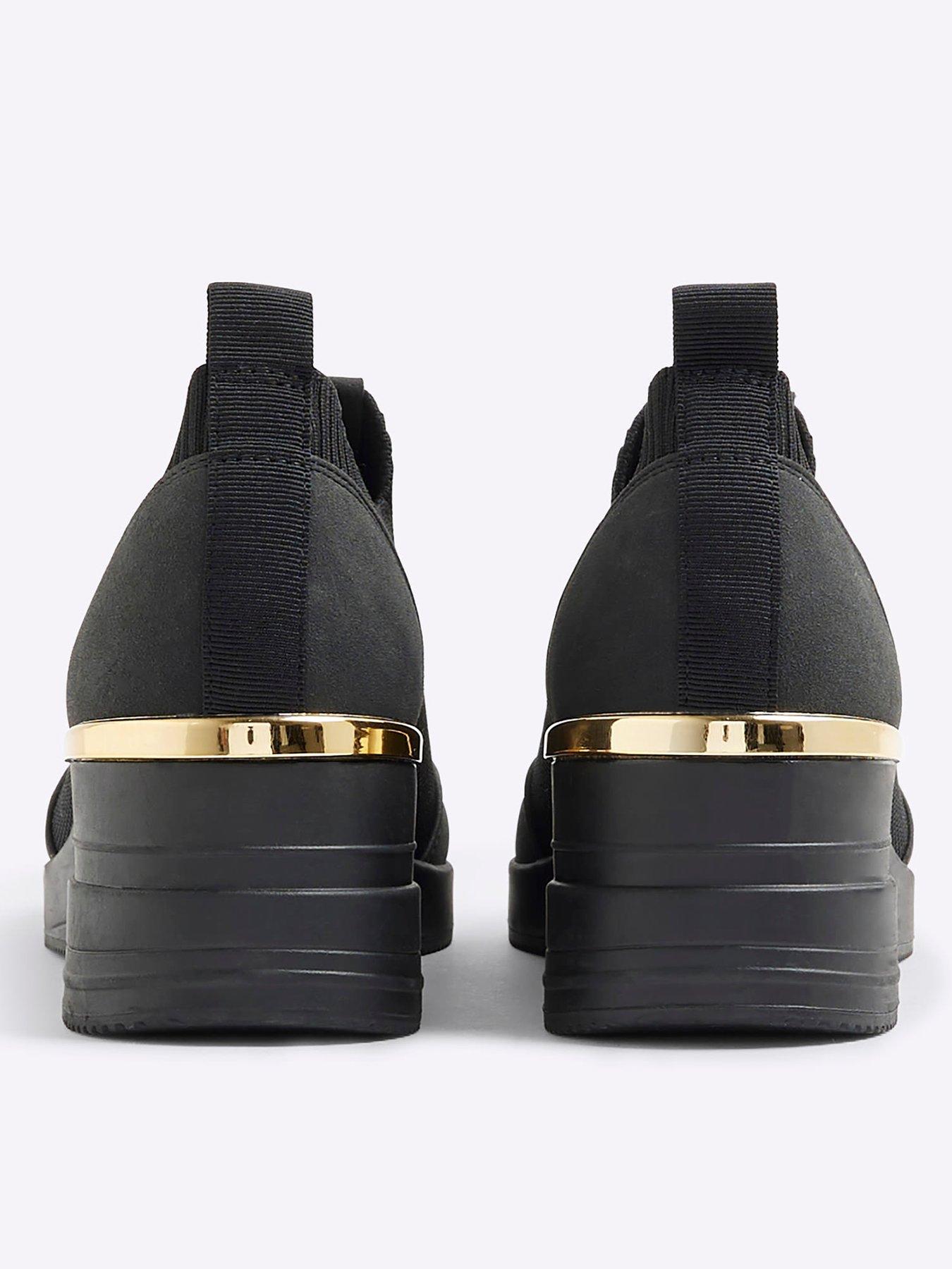 Image 4 of 5 of River Island Wedge Runner - Black