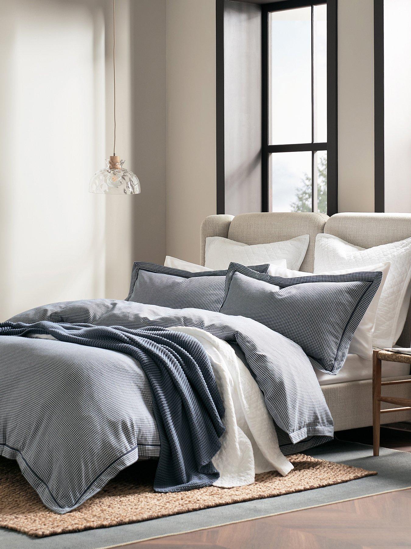 Christy Gingham Oxford Duvet Set- King