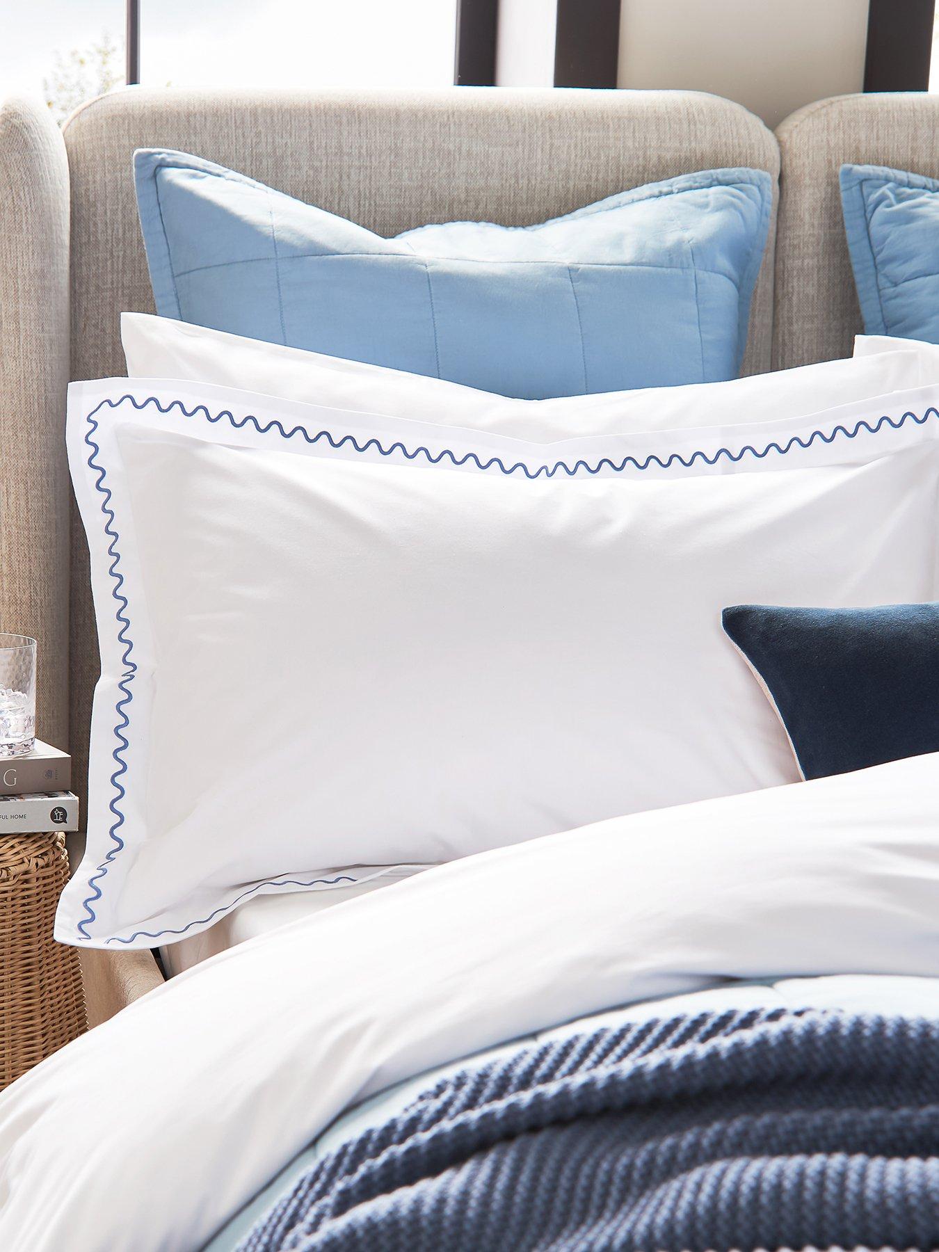 Image 3 of 3 of Christy Wave Edge Embroidery Duvet Set- Double