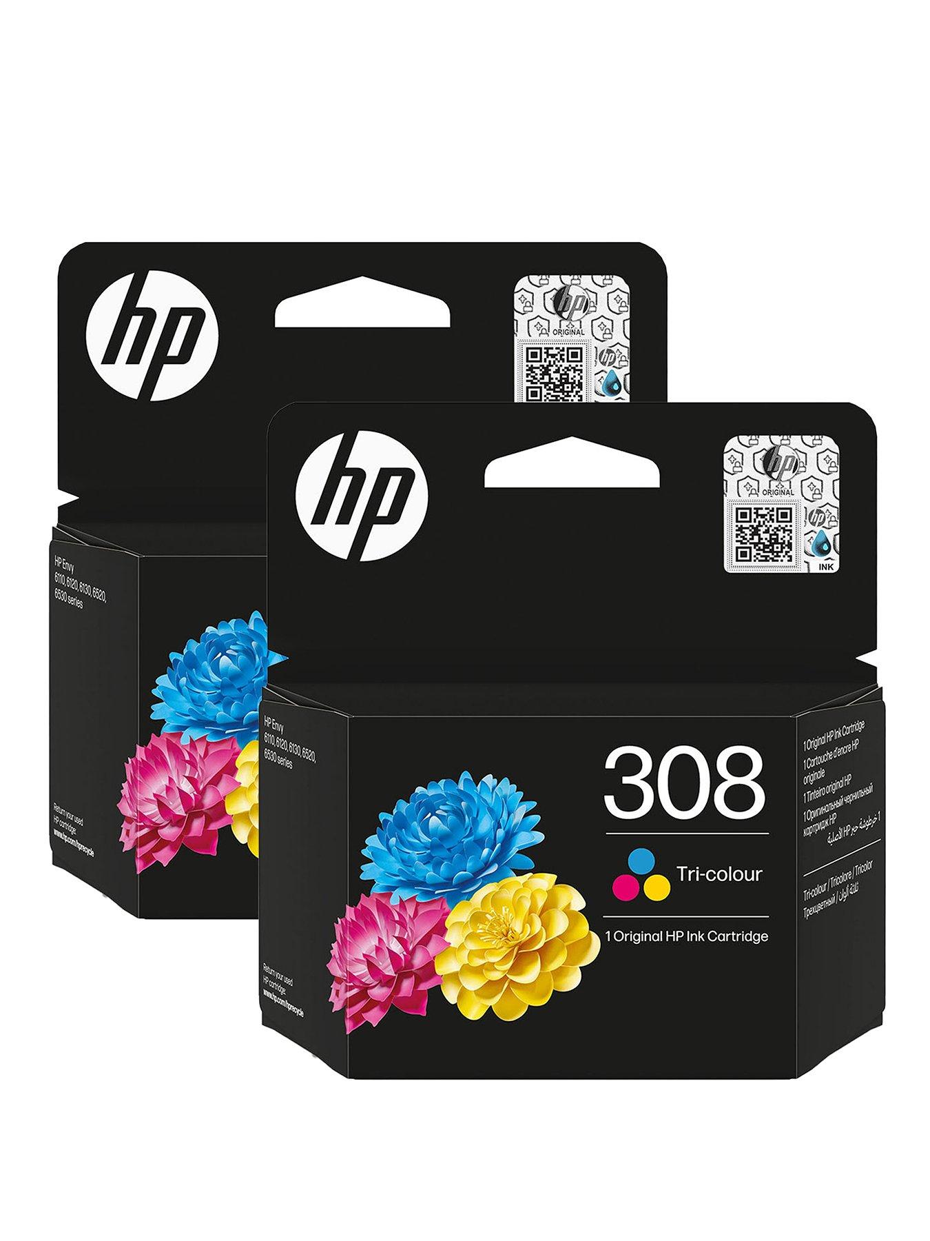 HP 308 Tri-Colour Original Ink Cartridge