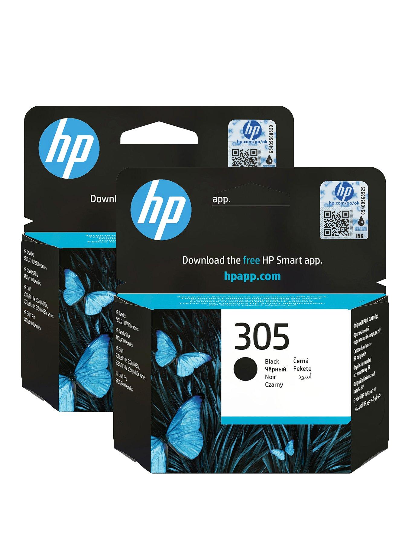 Image 1 of 8 of HP 305 Black Original Ink Cartridge