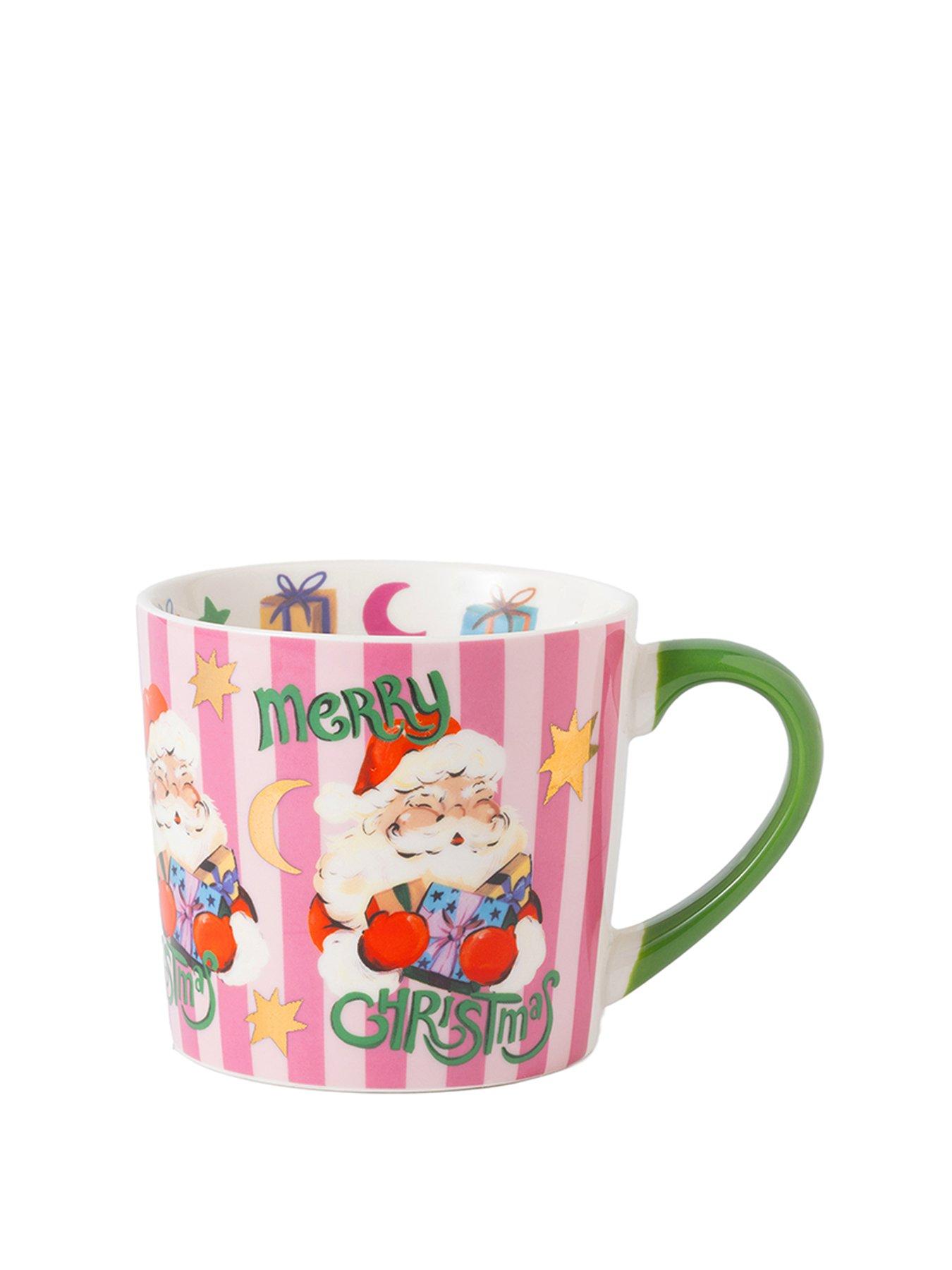 Eleanor Bowmer Merry Christmas Santa Presents Mug