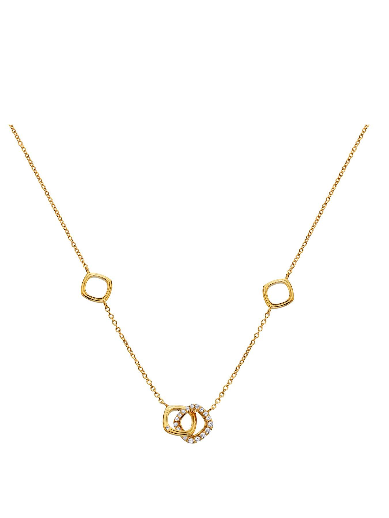 Image 1 of 3 of Hot Diamonds HD X GE Connected Necklace