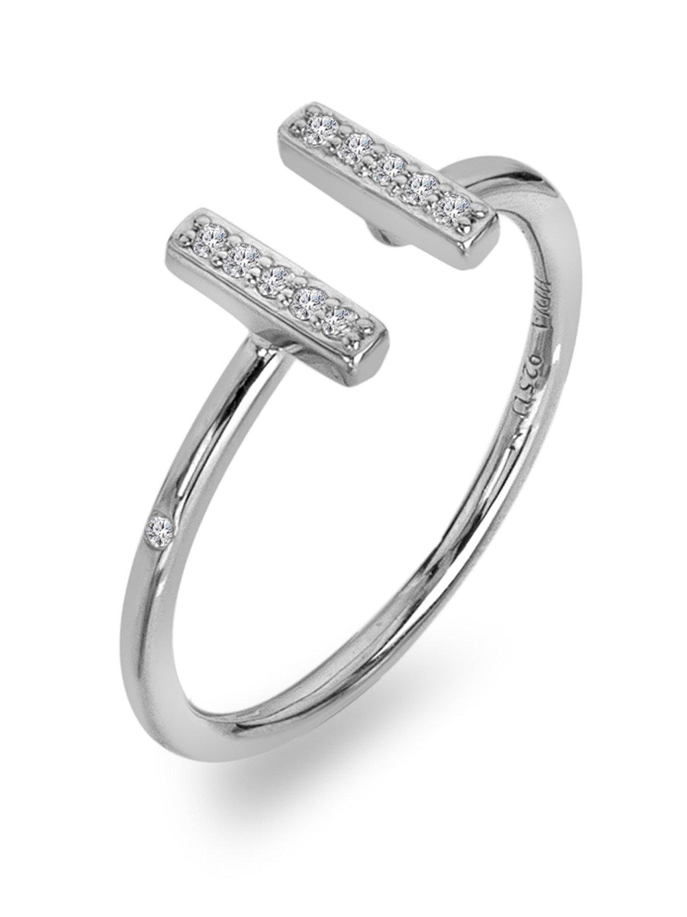 Hot Diamonds T-Bar Ring