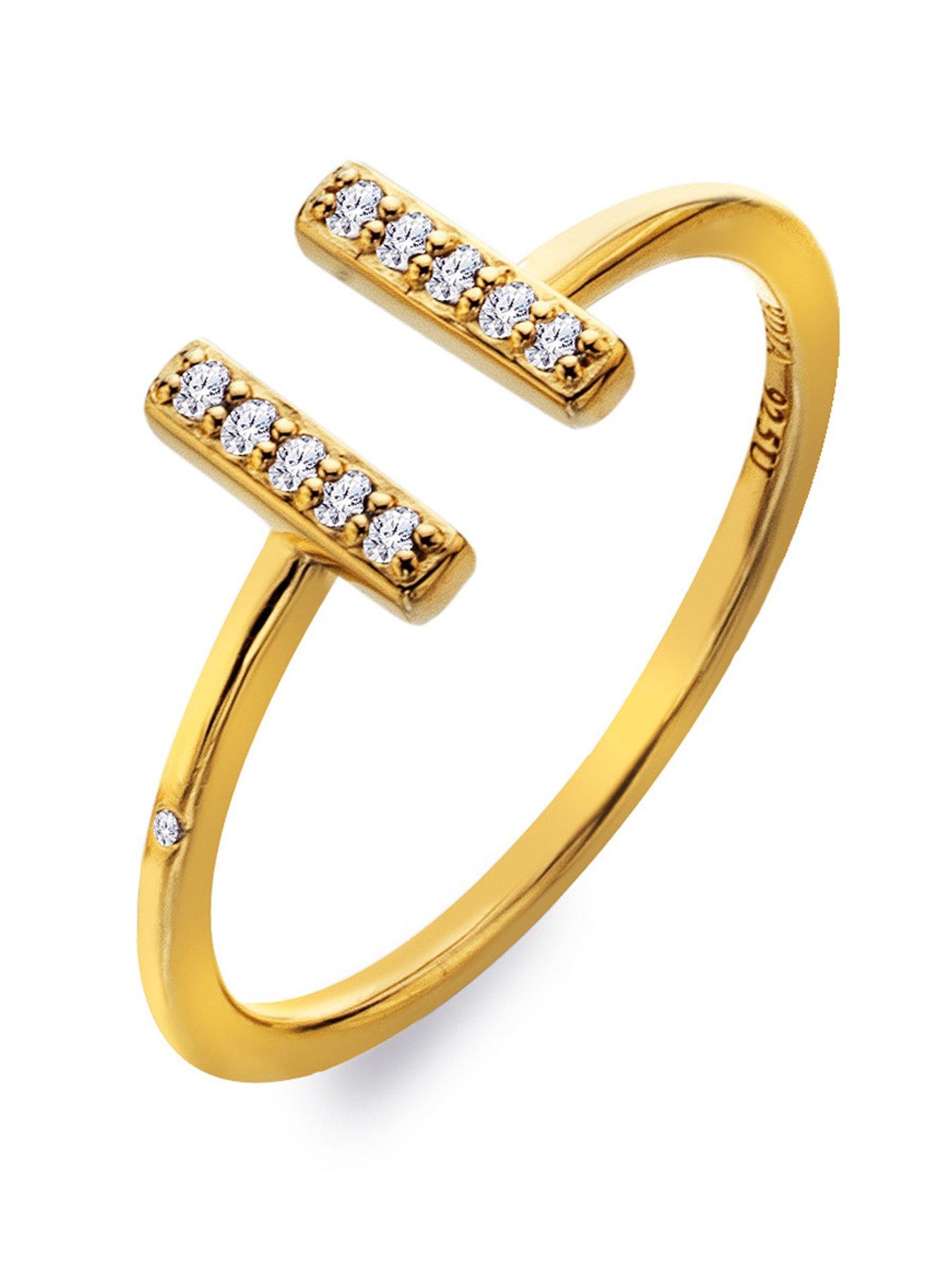 Hot Diamonds HD X GE T-Bar Ring