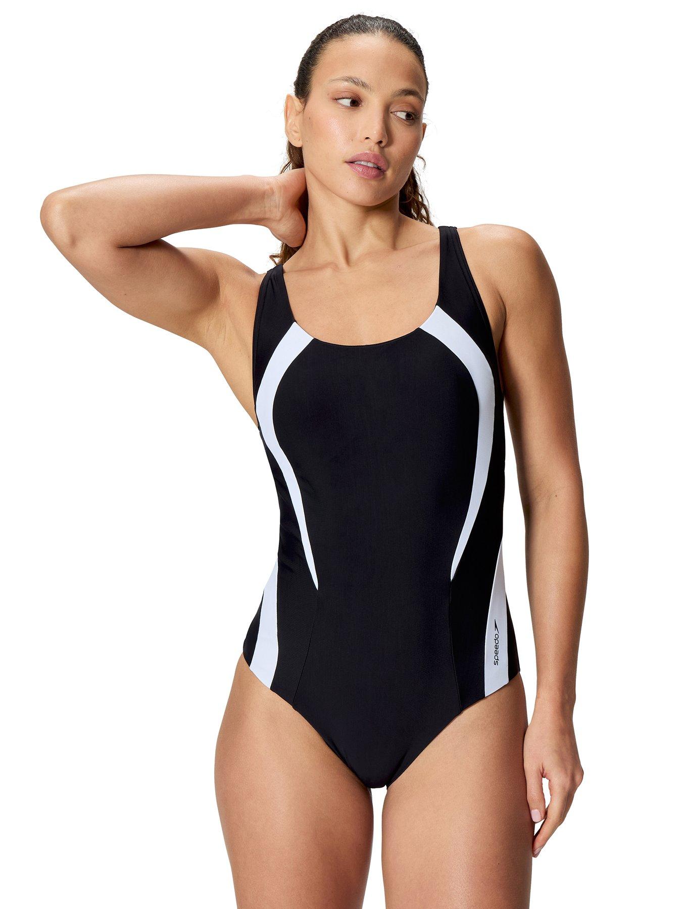 Image 1 of 5 of Speedo Womens Quantum Contour One Piece - Dark Grey