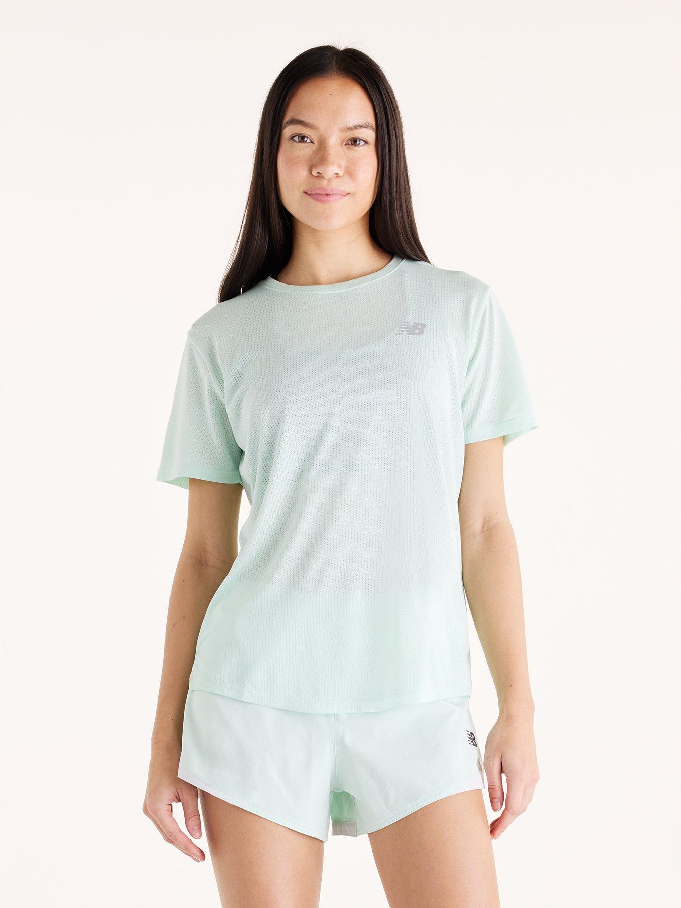 New Balance: Womens Running Athletics T-Shirt - Green
