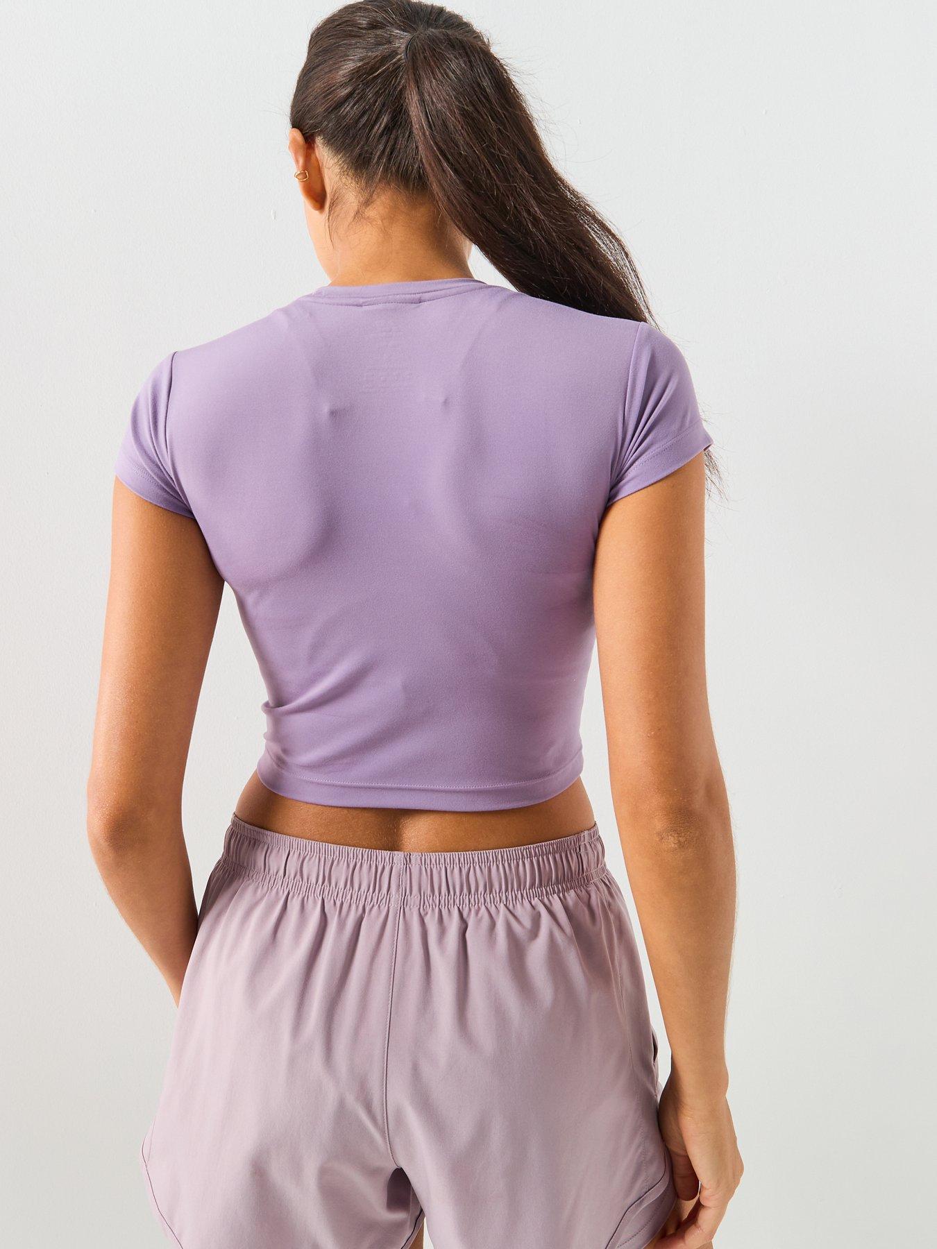 Image 2 of 5 of New Balance Womens Training Harmony Fitted T-Shirt - Purple
