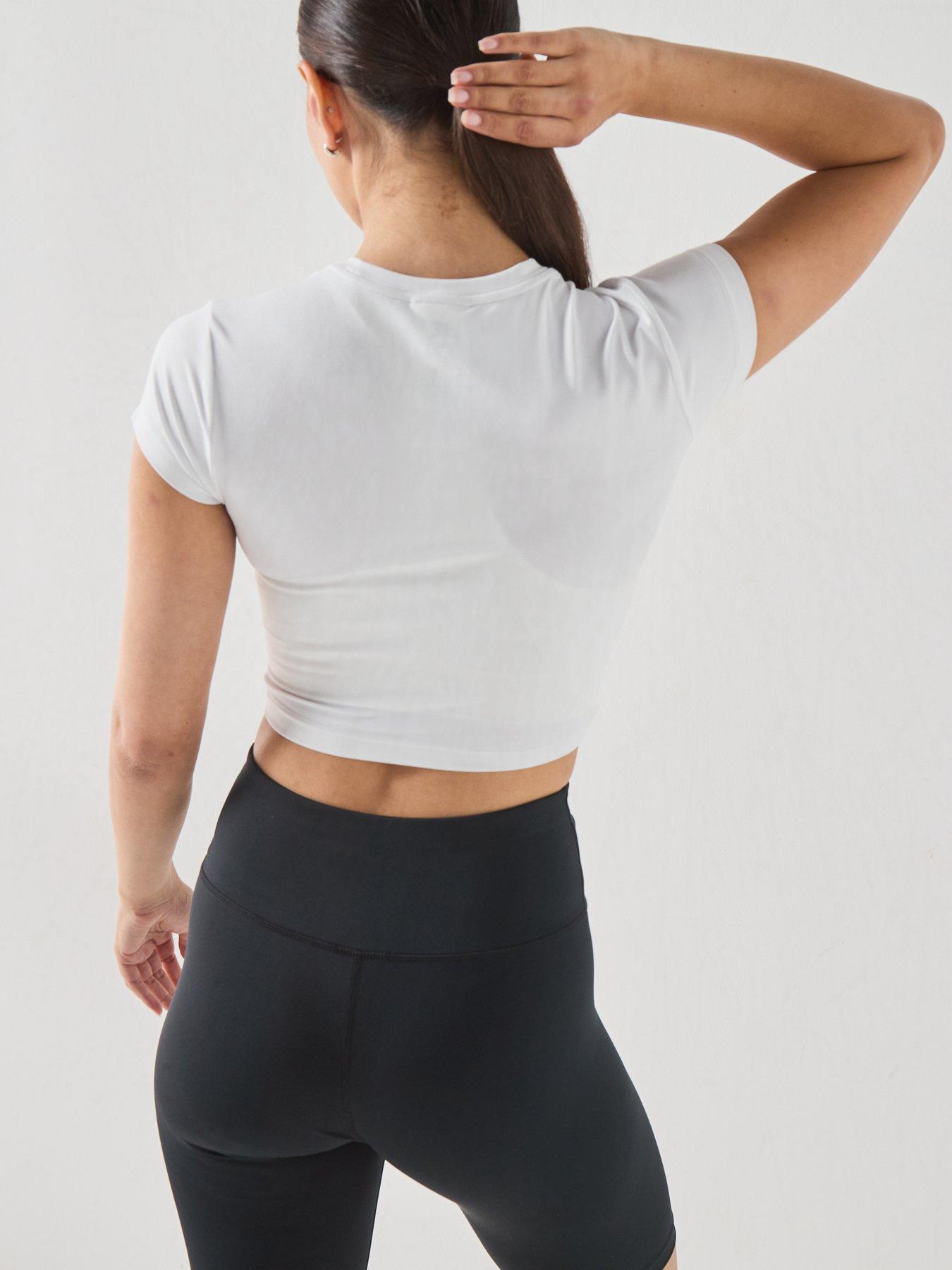 Image 2 of 5 of New Balance Womens Training Harmony Fitted T-Shirt - White