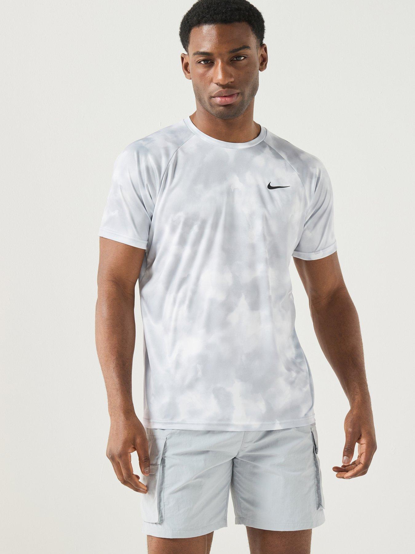 Nike Mens Short Sleeve Hydroguard T Shirt - Grey