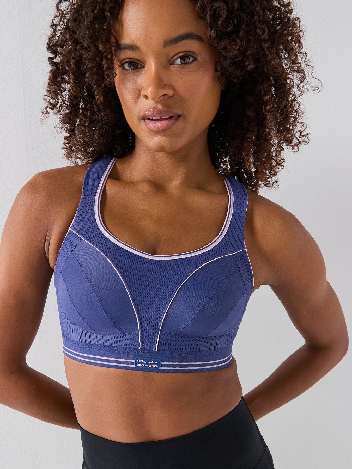 Shock Absorber Womens Training Ultimate Run Bra - Cobalt Blue