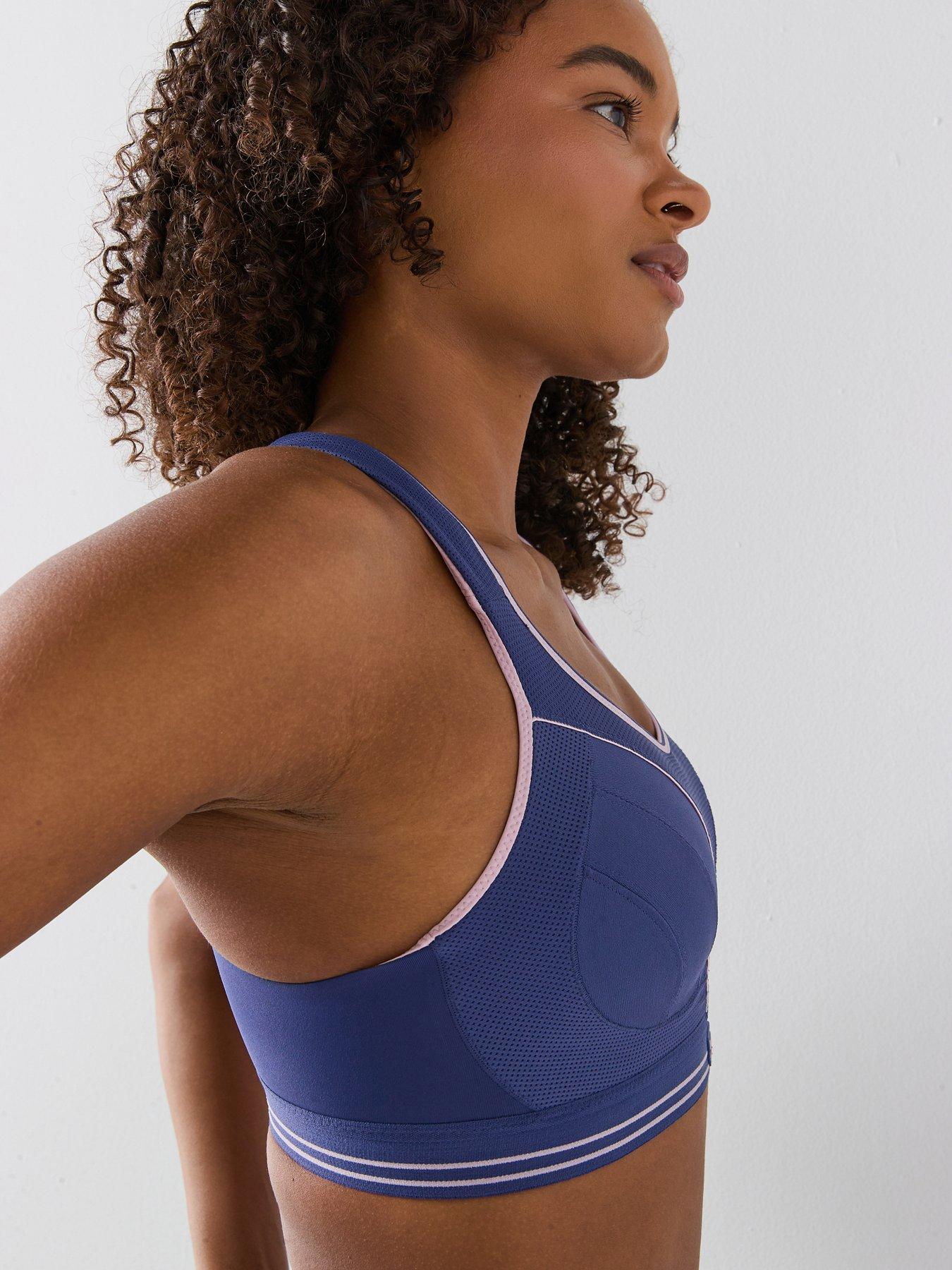 Image 3 of 4 of Shock Absorber Womens Training Ultimate Run Bra - Cobalt Blue