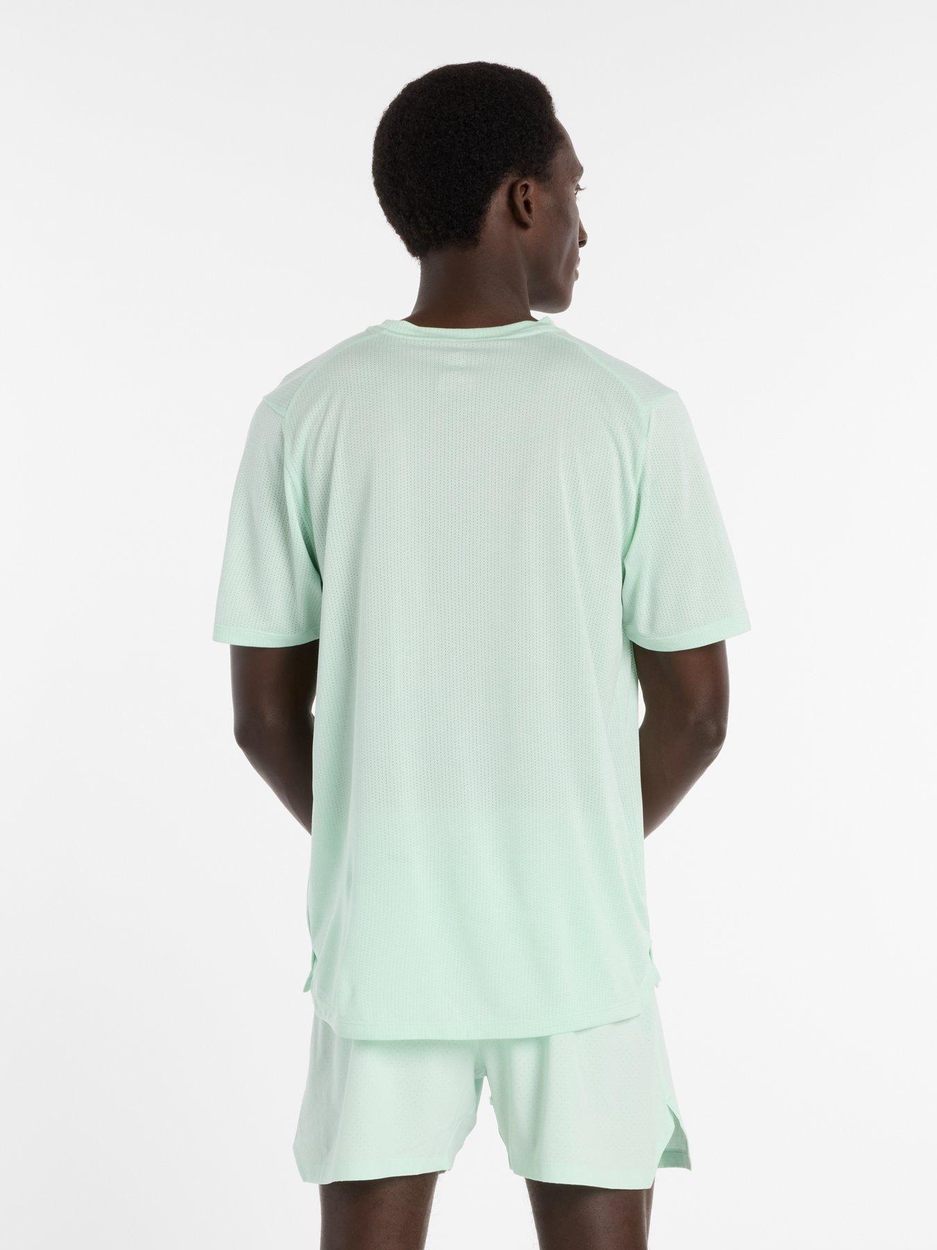 Image 2 of 5 of New Balance Mens Running Athletics T-Shirt - Green