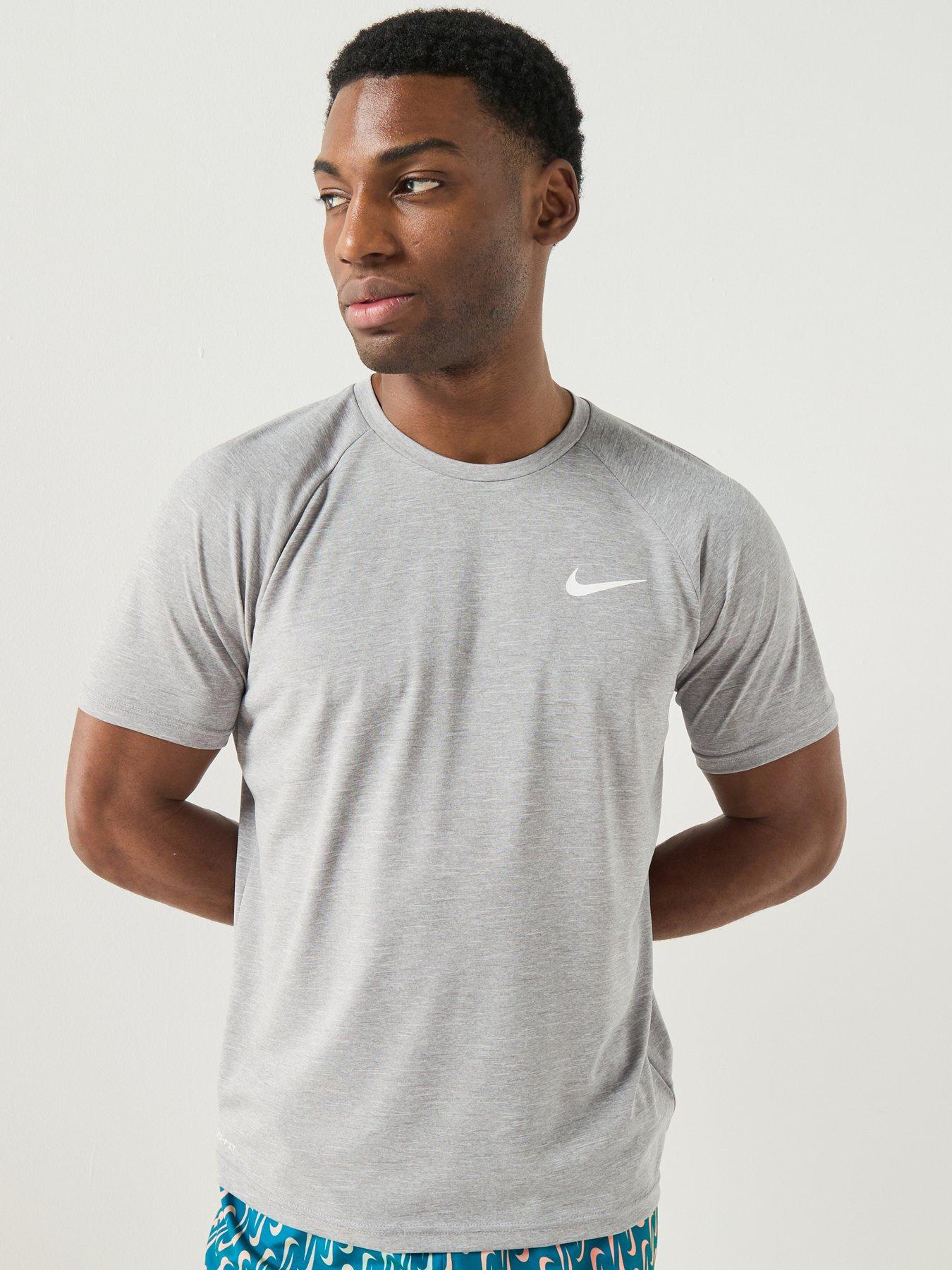 Nike Mens Short Sleeve Hydroguard T Shirt - Grey