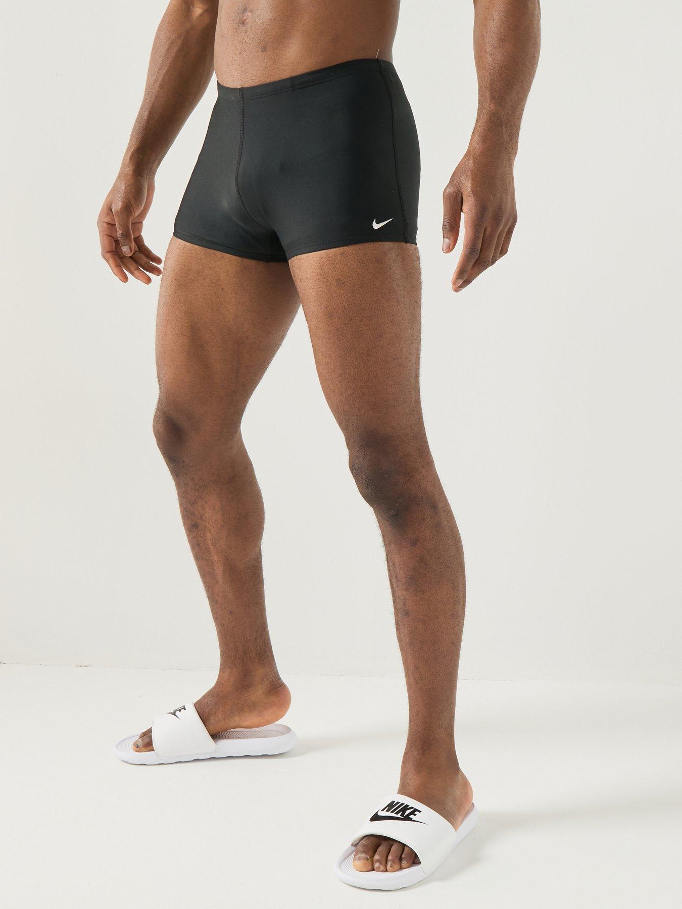 Image 3 of 6 of Nike Mens Square Leg Swim Short- Black
