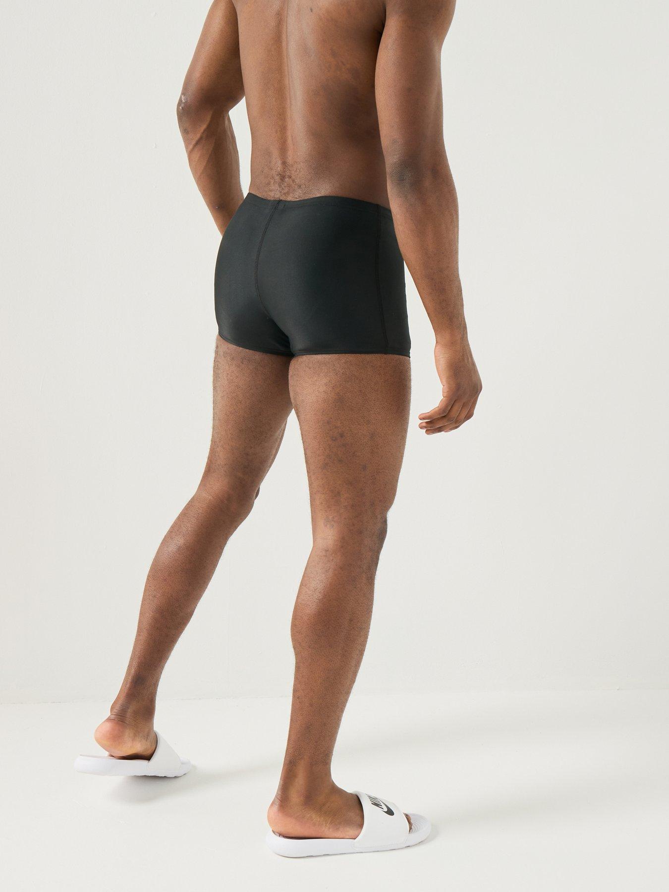 Image 5 of 6 of Nike Mens Square Leg Swim Short- Black