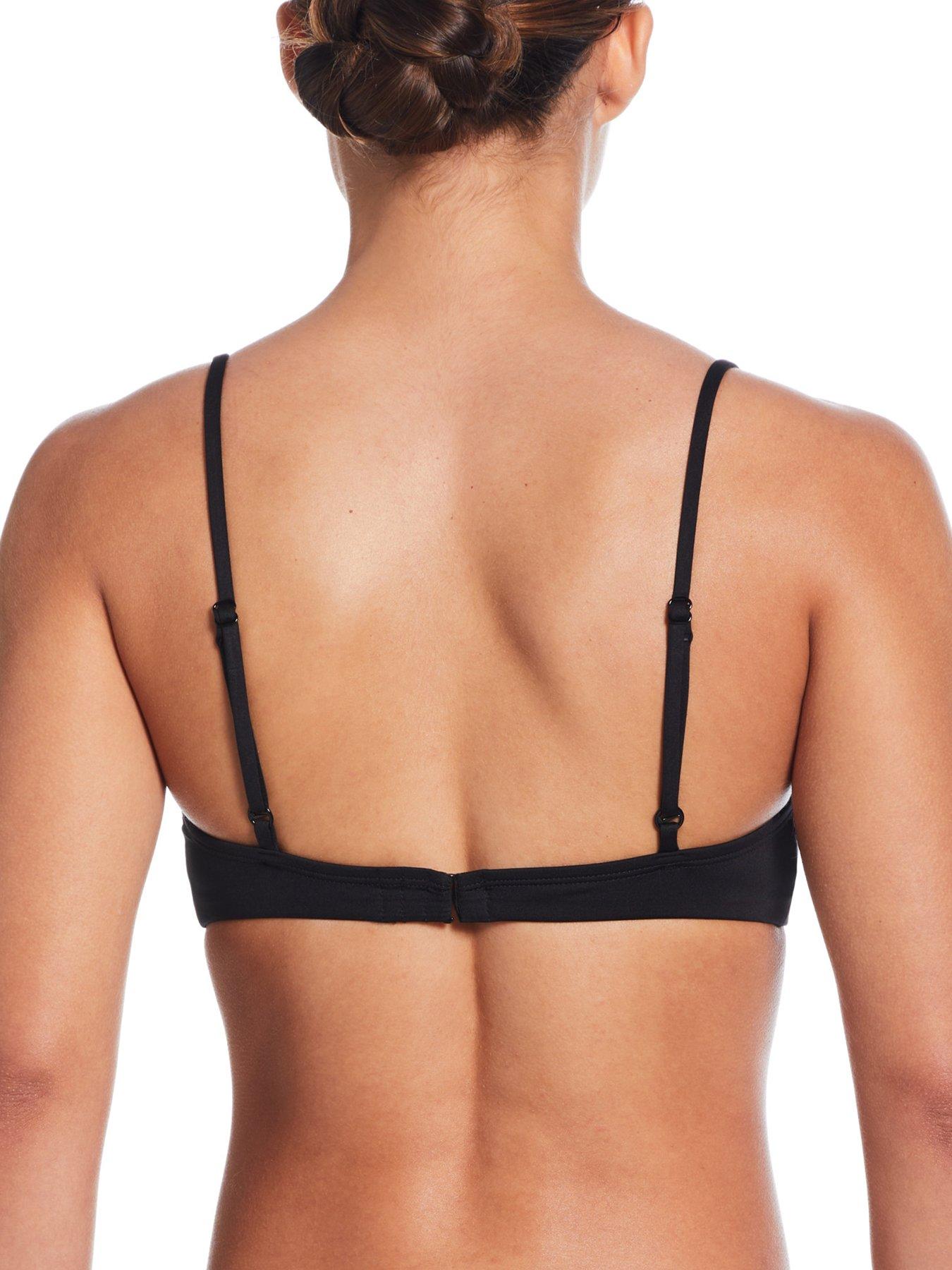 Image 2 of 4 of Nike Womens Bralette Bikini Top - Black