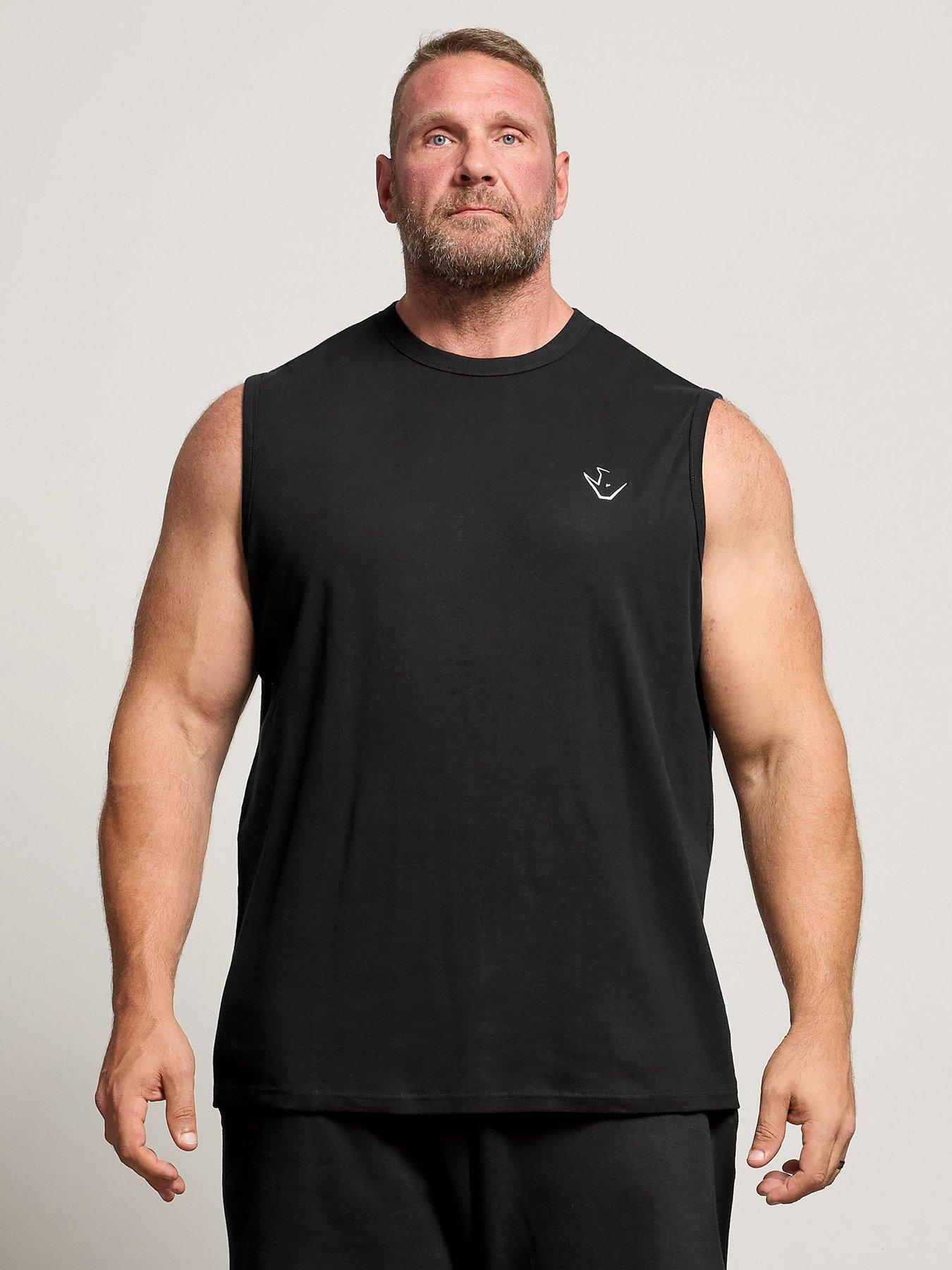 BadRhino Ironrhino Rest Day Vest, Black, Size 5-6Xl, Men