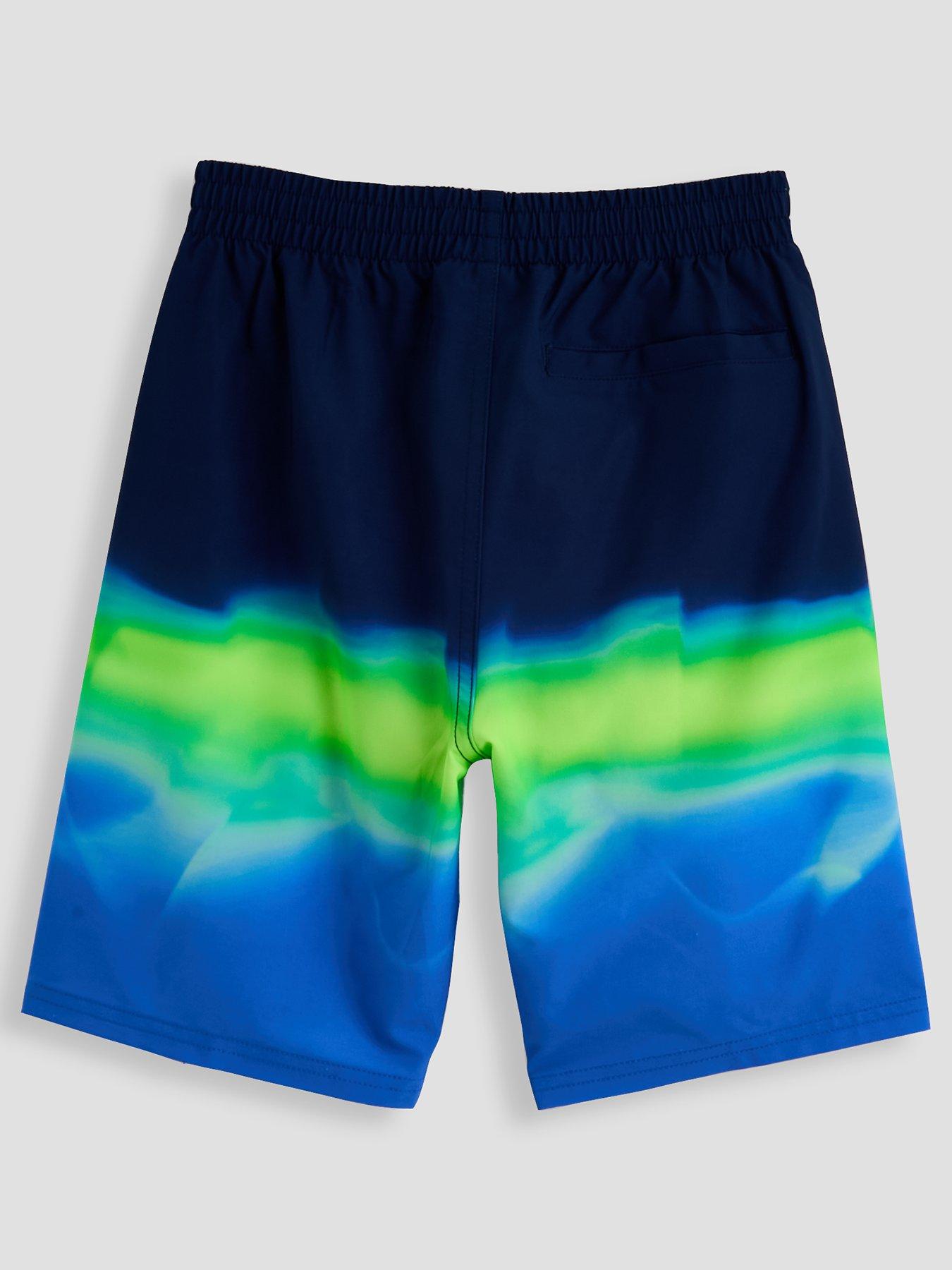 Image 2 of 4 of Nike Boys 4inch Volley Swim Shorts - Blue