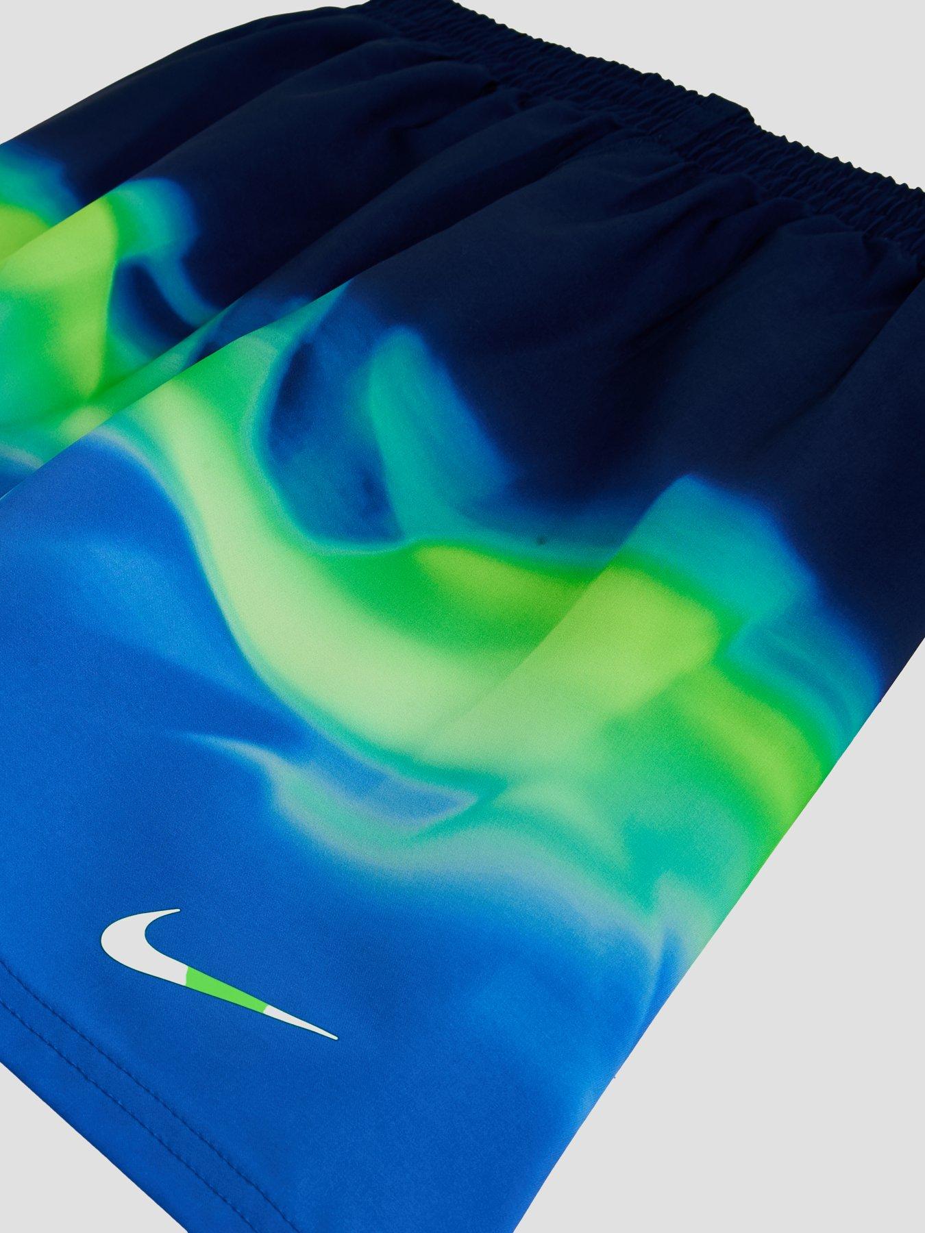 Image 3 of 4 of Nike Boys 4inch Volley Swim Shorts - Blue
