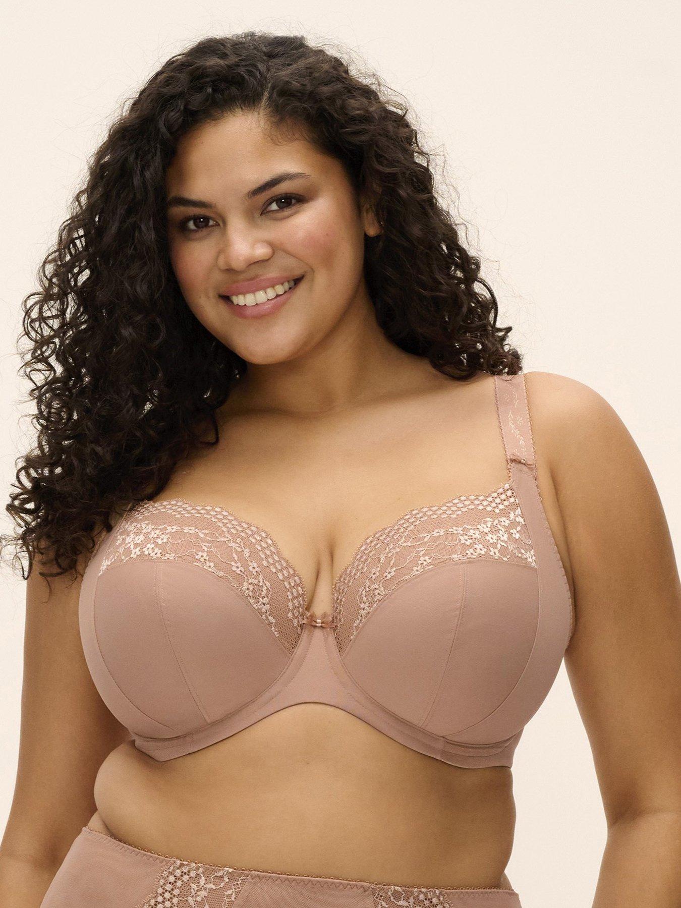 Image 1 of 3 of Elomi Lucie Underwire Plunge Bra - Stretch - Mocha