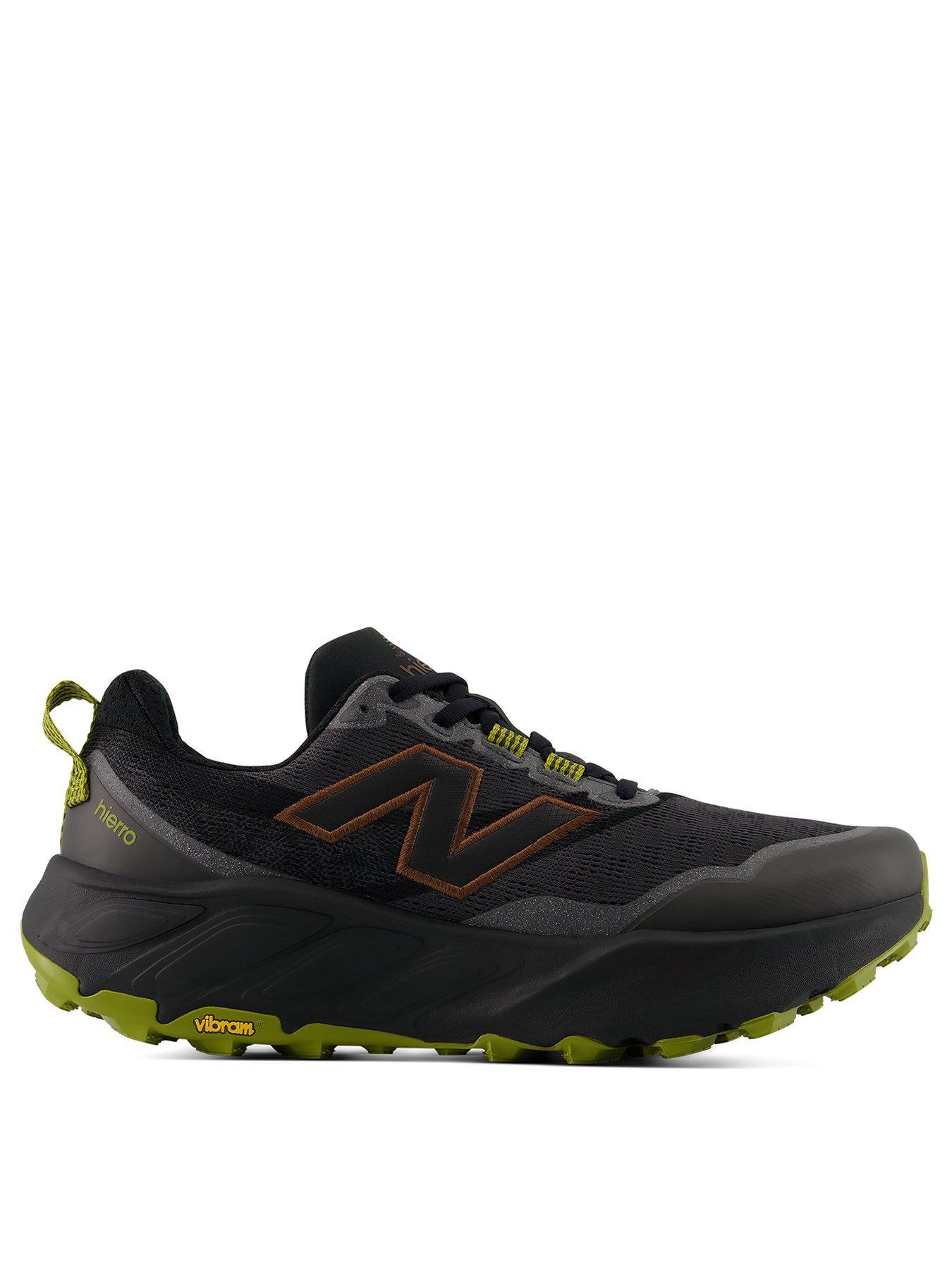 New Balance Mens Trail Running Hierro Trainers - Black