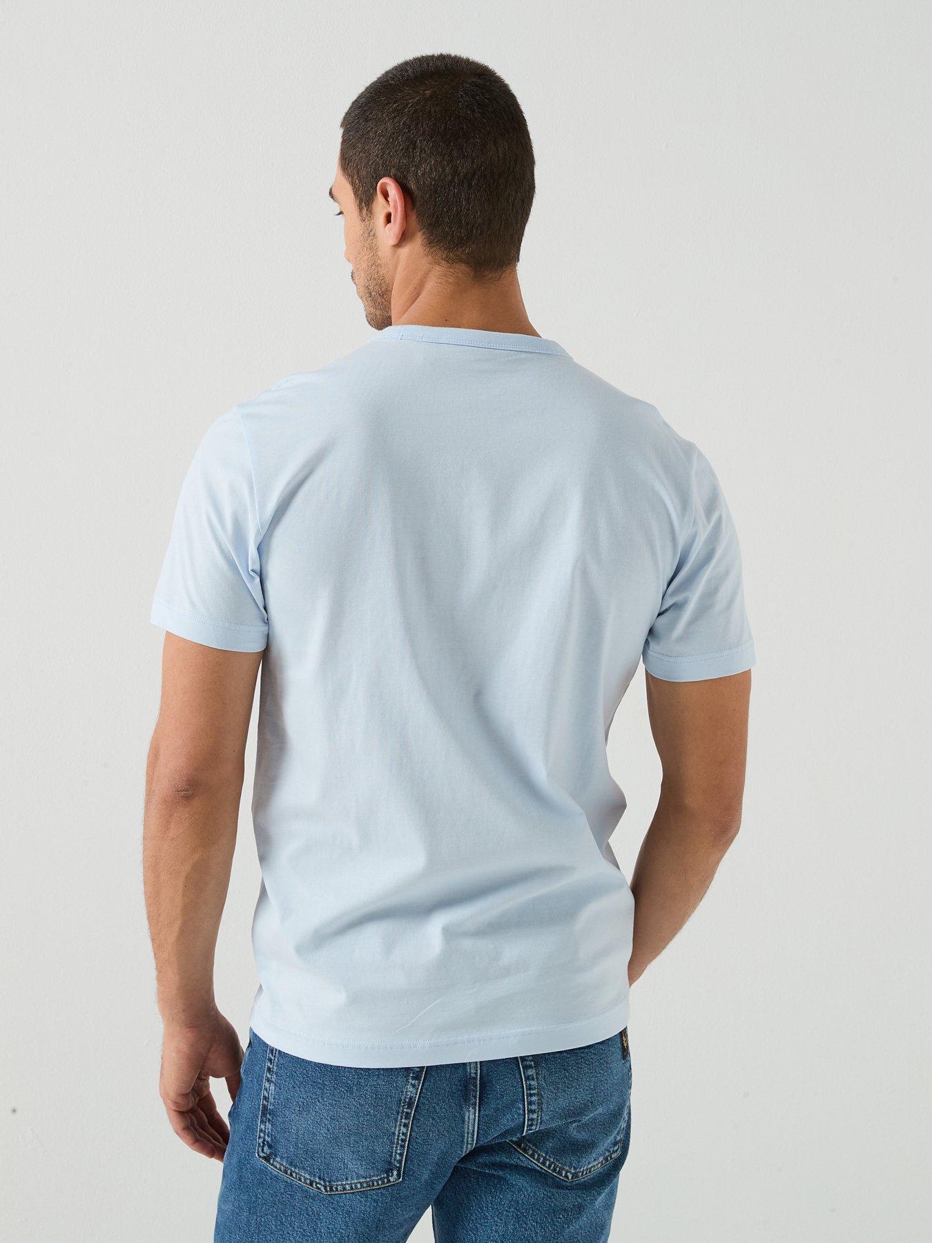 Belstaff Surface Large Logo T-Shirt - Light Blue | Very
