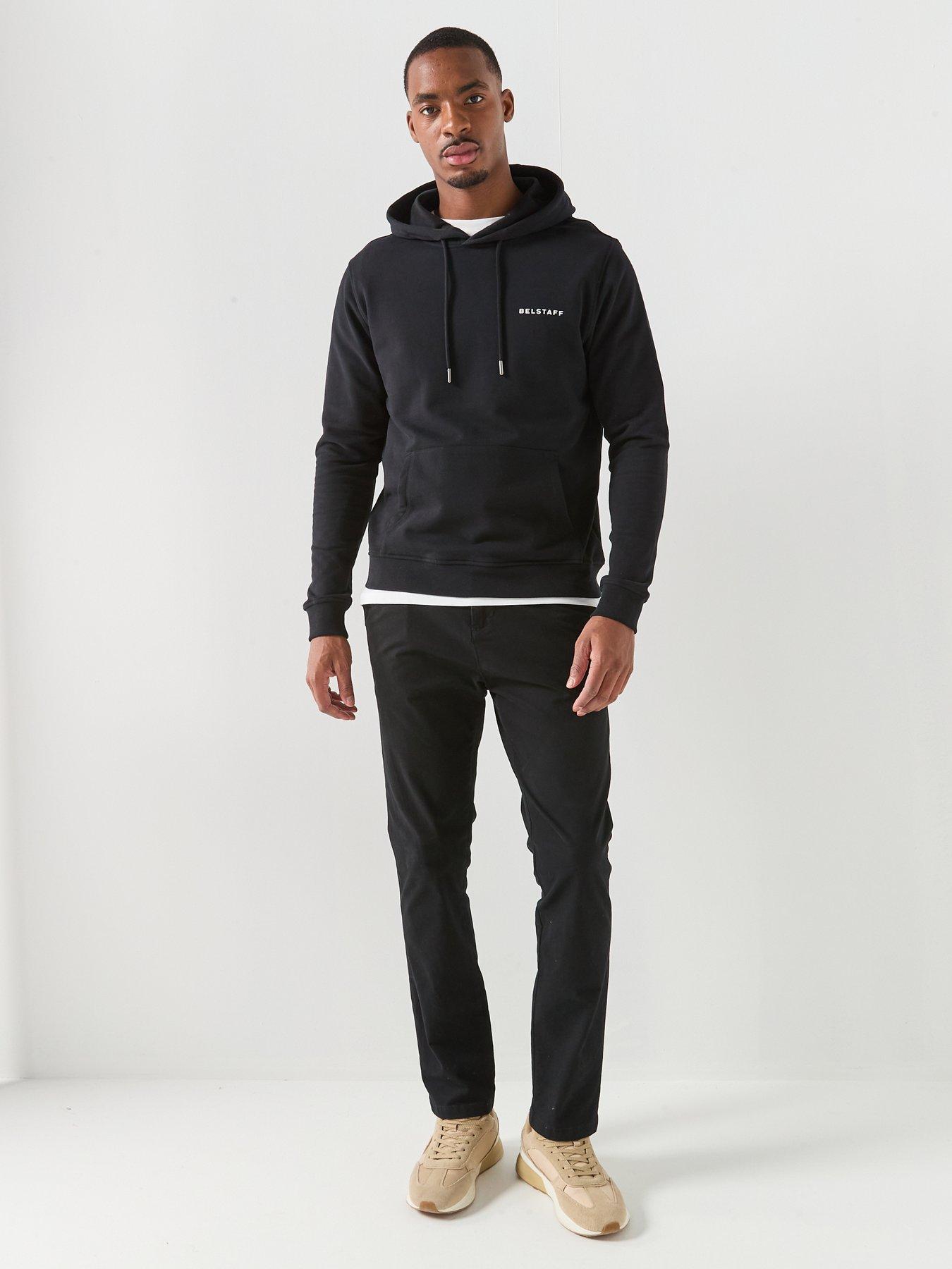 Image 3 of 4 of Belstaff Belstaff Border Large Back Logo Hoodie - Black