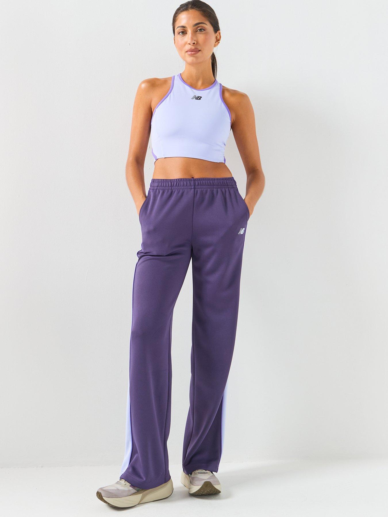 Image 3 of 5 of New Balance Womens Running Fast Days Fitted Crop Tank - Blue