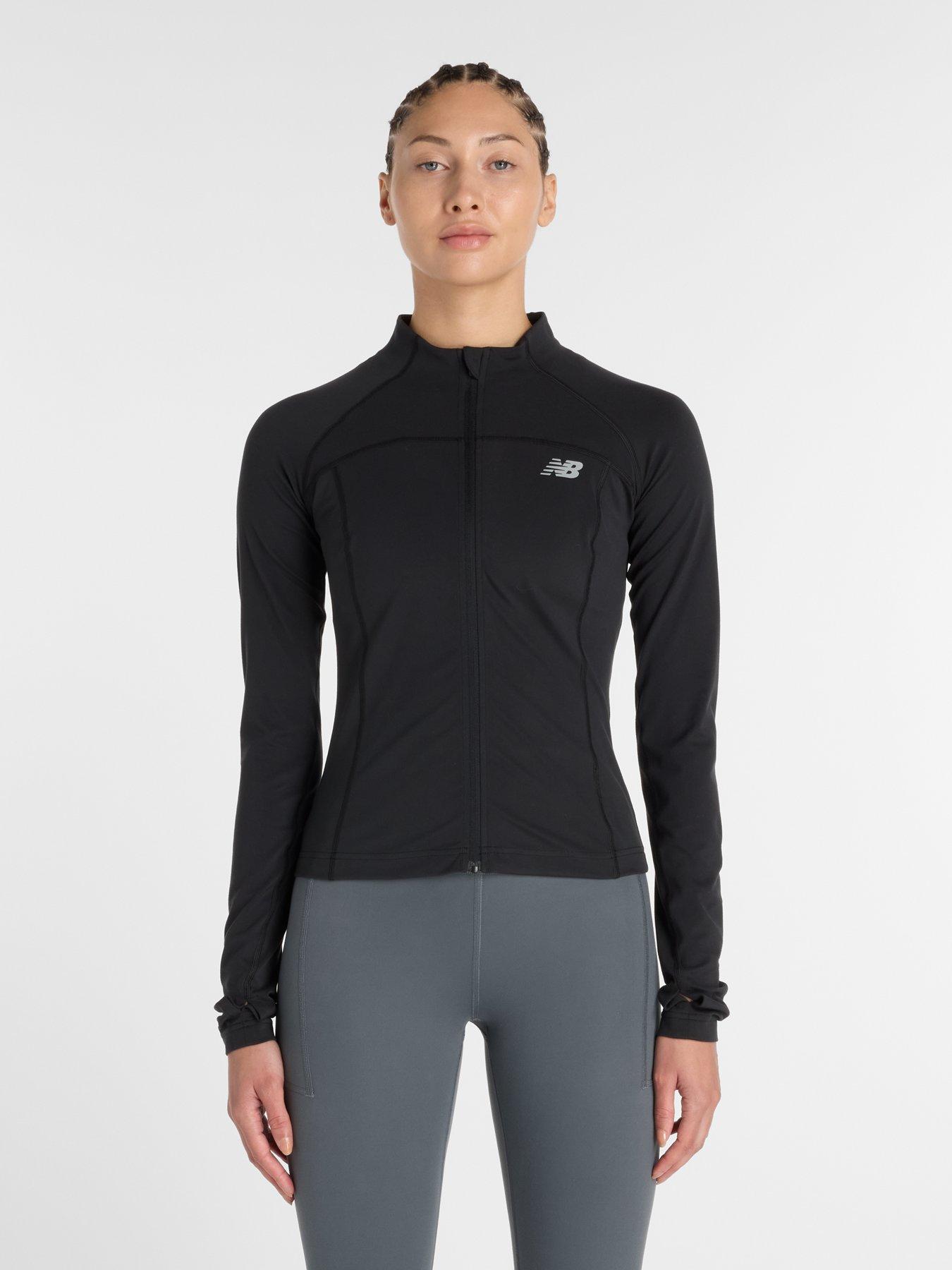 New Balance Womens Training Harmony Fitted Full Zip Jacket - Black