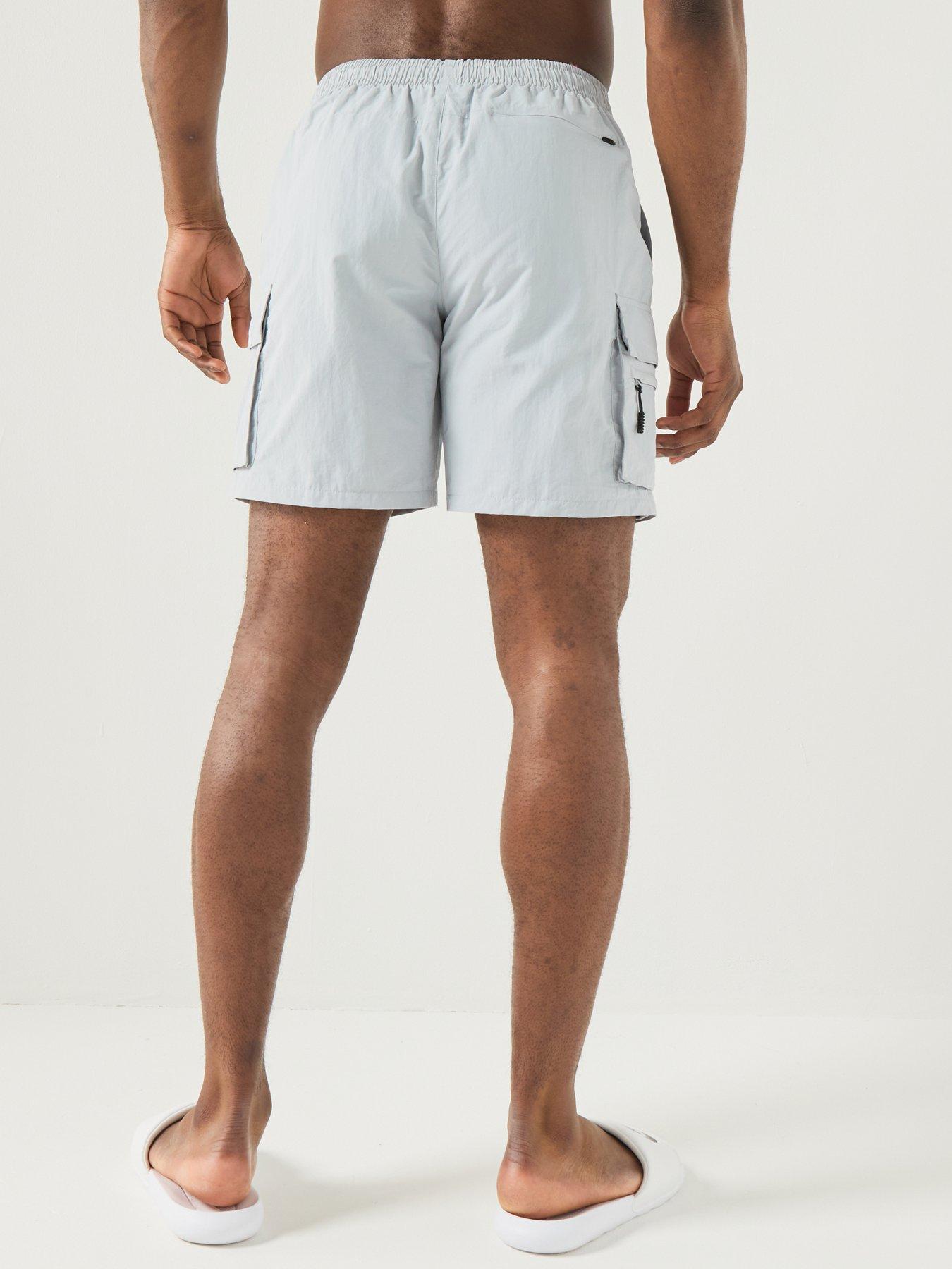 Image 2 of 6 of Nike Mens 7Inch Full Lined Cargo Swim Short - Grey