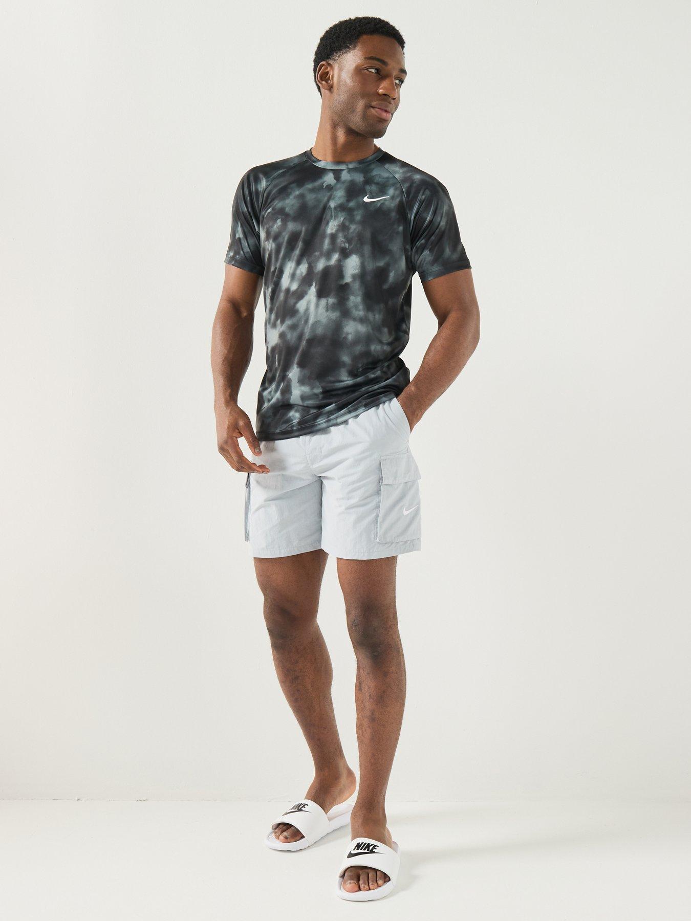 Image 3 of 6 of Nike Mens 7Inch Full Lined Cargo Swim Short - Grey