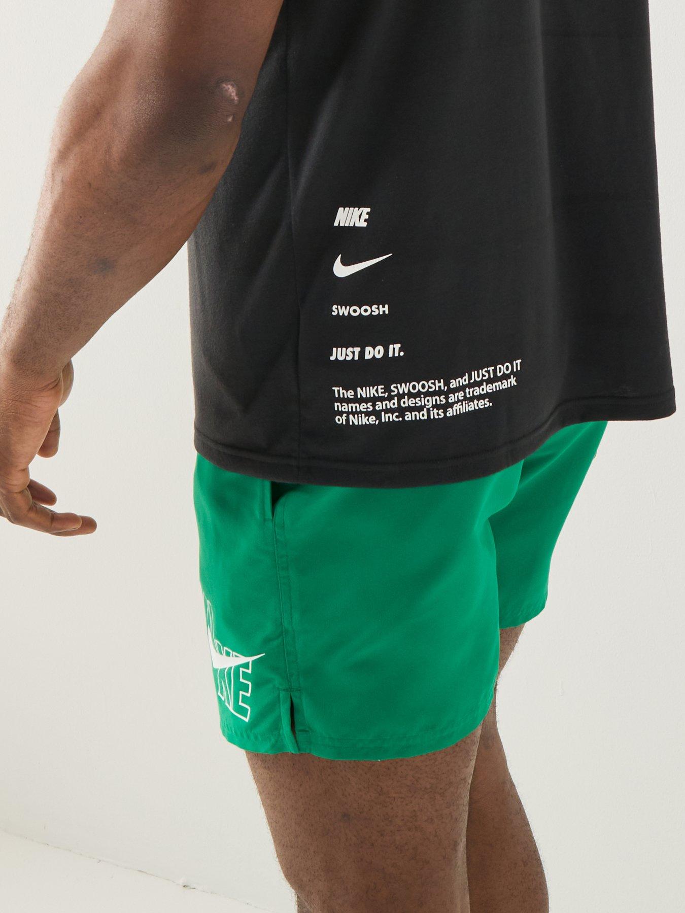 Image 5 of 6 of Nike Mens Short Sleeve Hydroguard T Shirt - Black