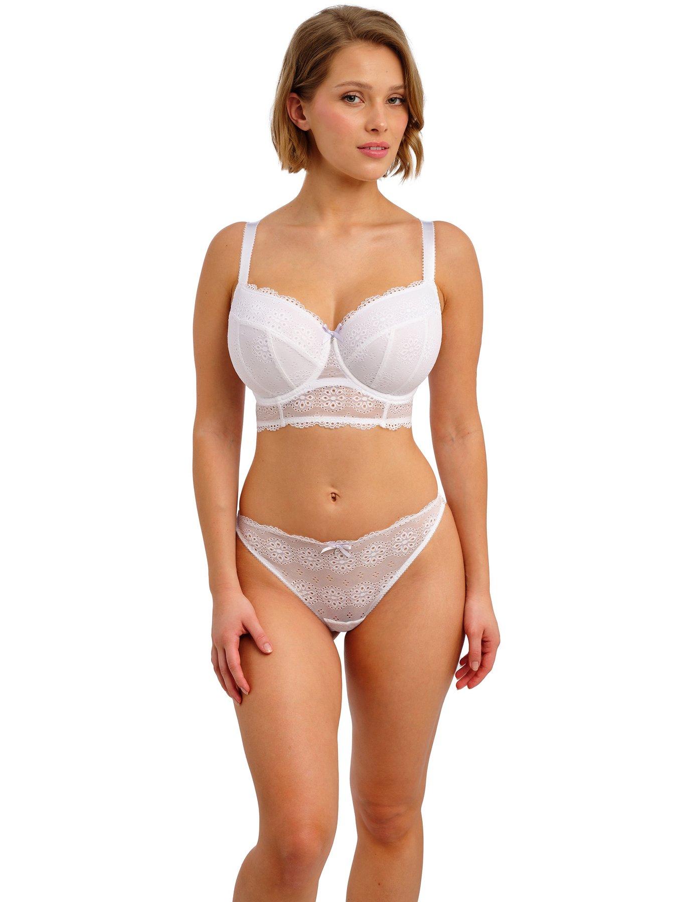 Freya Posie Underwire Longline Bra - White