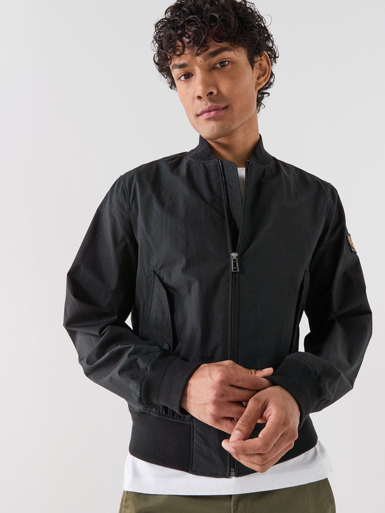 Belstaff Carrier Nylon Bomber Jacket - Black