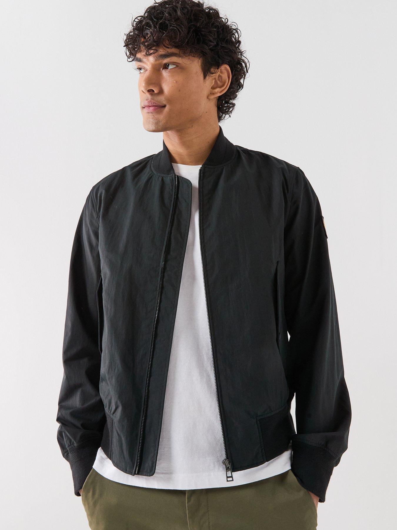 Image 5 of 6 of Belstaff Belstaff Carrier Nylon Bomber Jacket - Black