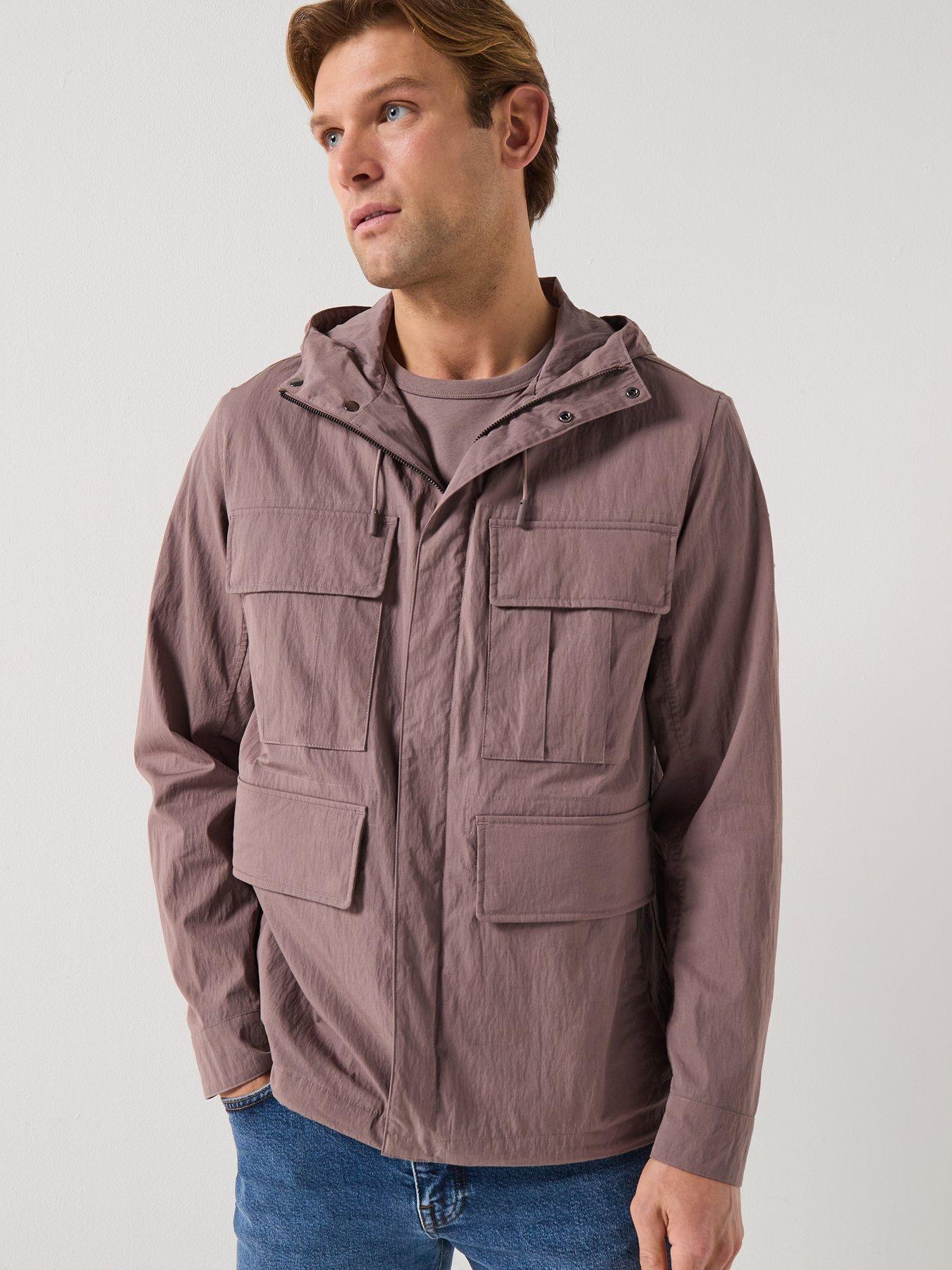 belstaff-cargo-4-pocket-hooded-cotton-jacket-brown