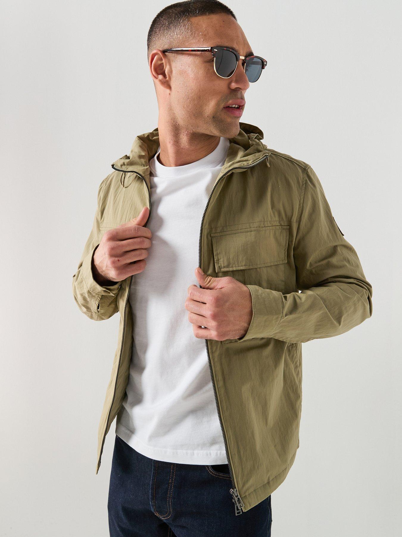Belstaff Container Hooded Cotton Overshirt - Light Khaki