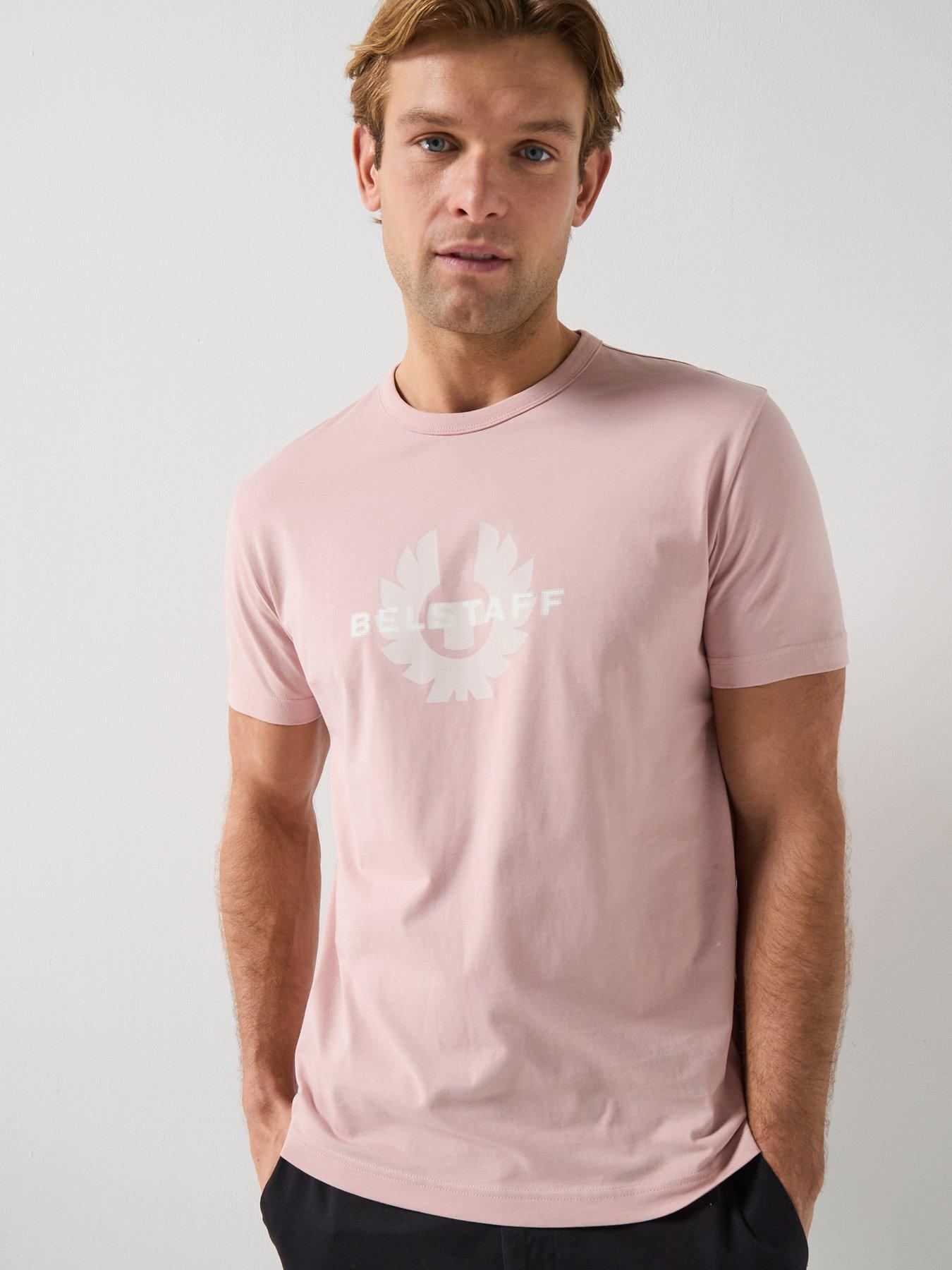 Belstaff: Surface Large Logo T-Shirt - Pink