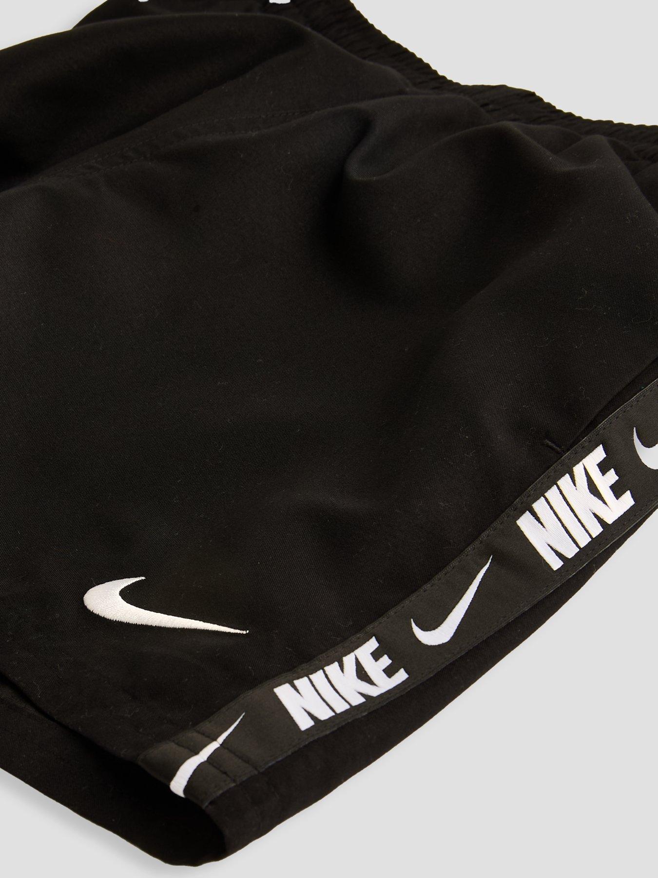 Image 3 of 4 of Nike Boys 4Inch Volley Swim Shorts - Black