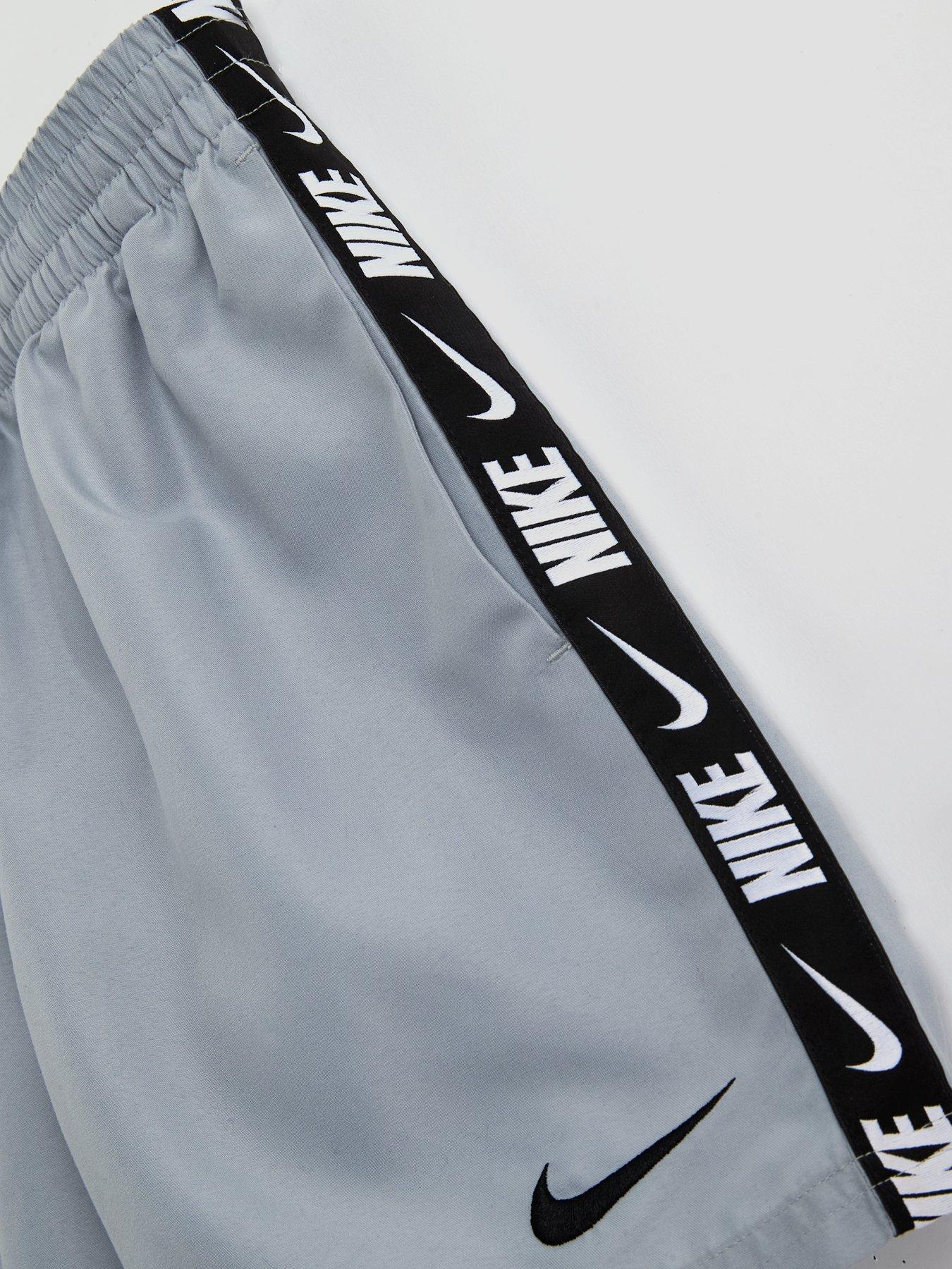 Image 4 of 4 of Nike Boys 4inch Volley Swim Shorts - Grey