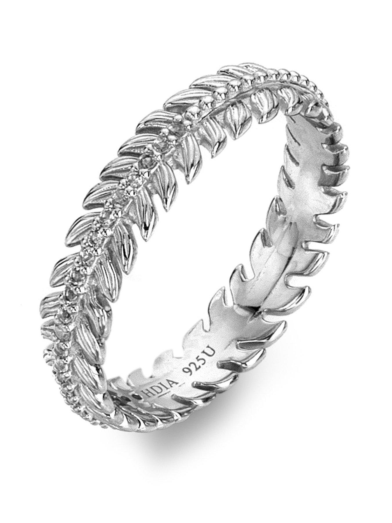 Hot Diamonds Selene Ring, Multi, Size N, Women