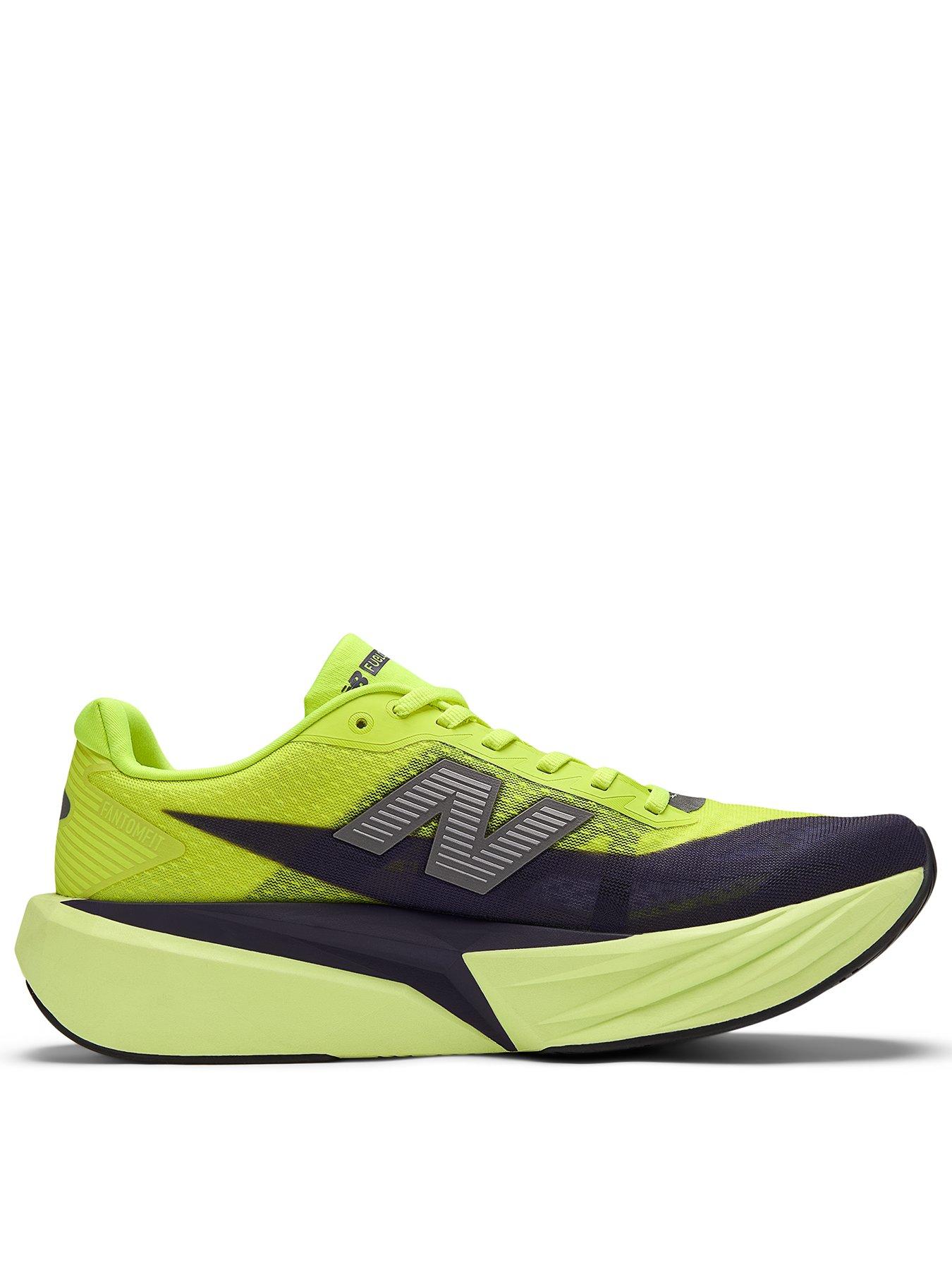 New Balance Mens Running Fuelcell Rebel V5 Trainers - Yellow