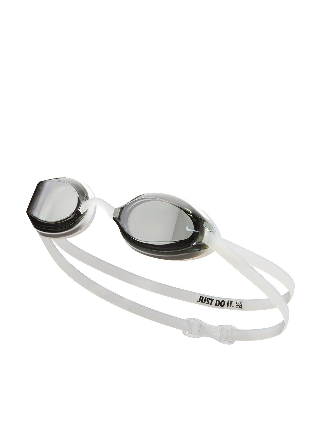 Nike Adults Unisex Legacy Comfort Mirrored Swim Goggles - Grey