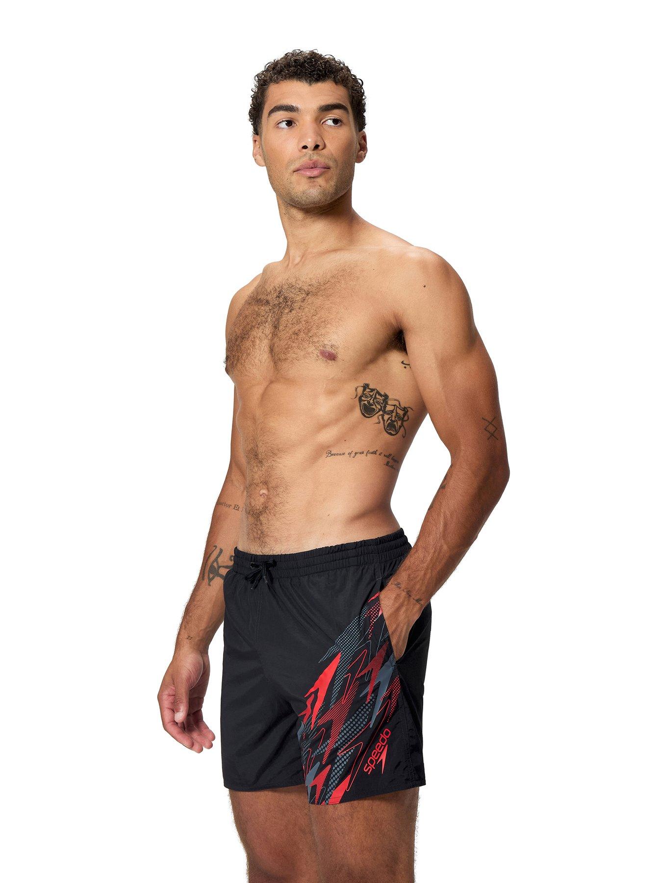 Image 3 of 5 of Speedo Mens Medley Logo 16Inch Swim Shorts - Dark Grey