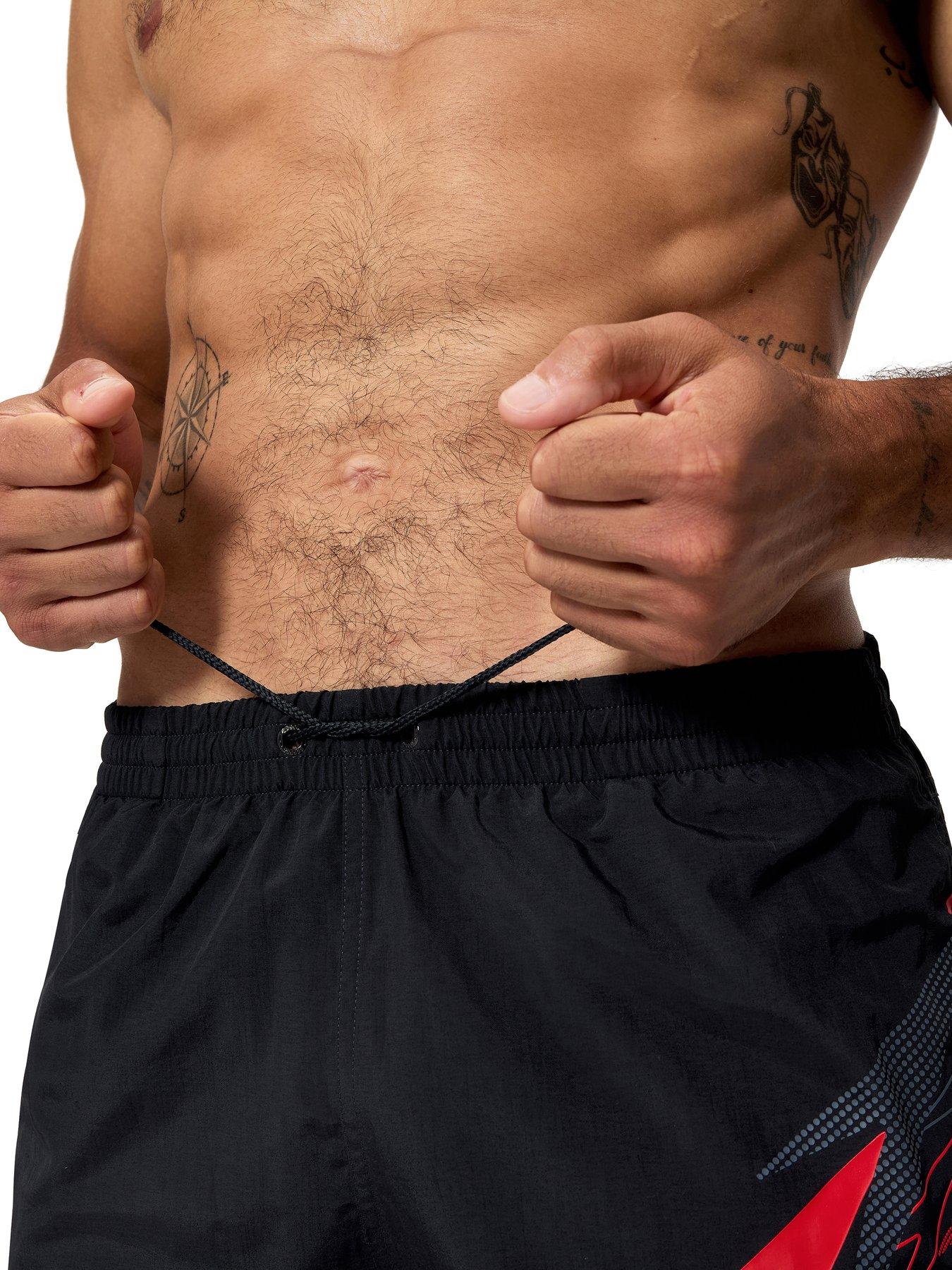 Image 4 of 5 of Speedo Mens Medley Logo 16Inch Swim Shorts - Dark Grey