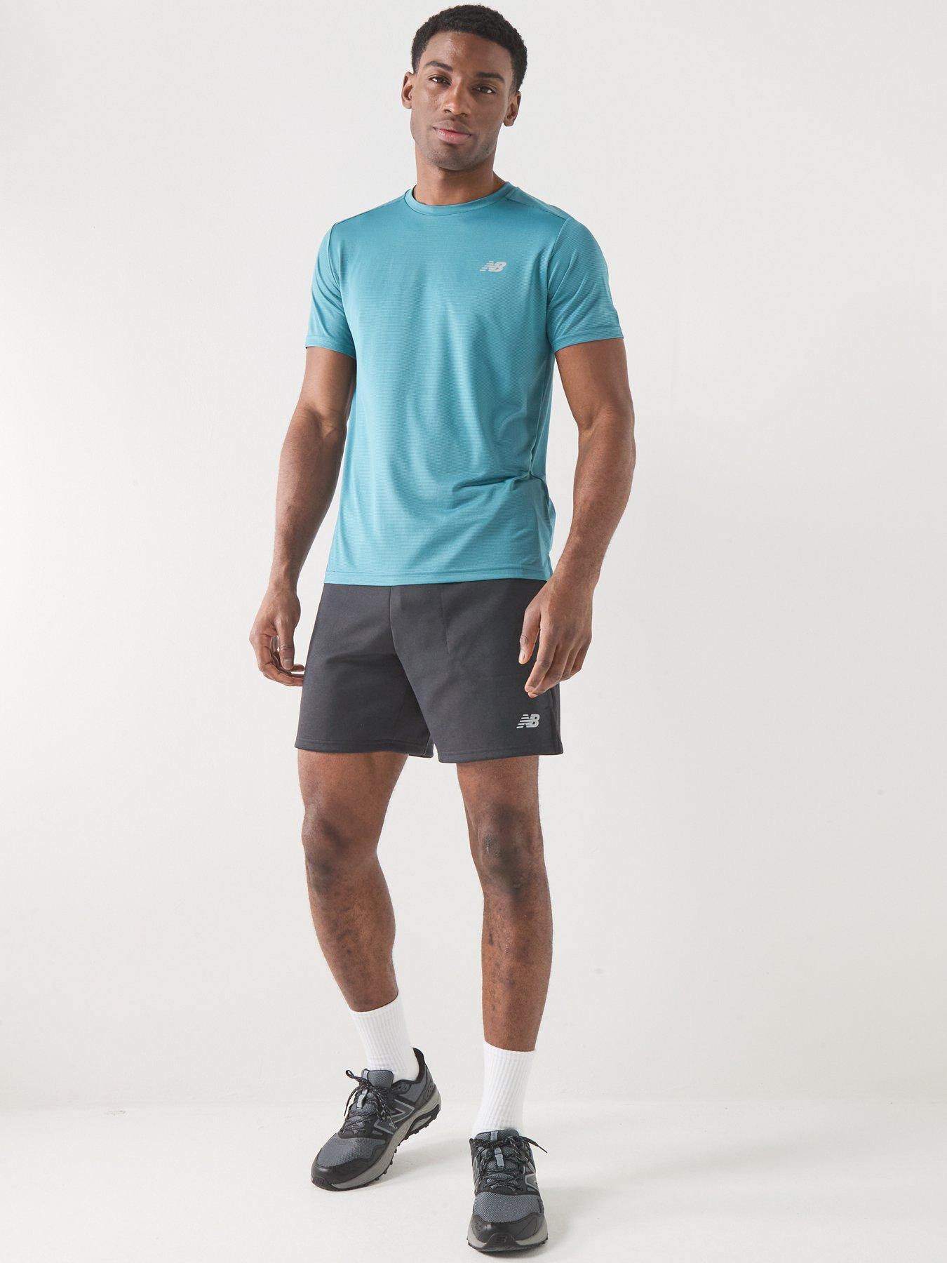 Image 3 of 4 of New Balance Mens Running Sport Essentials T-Shirt - Teal