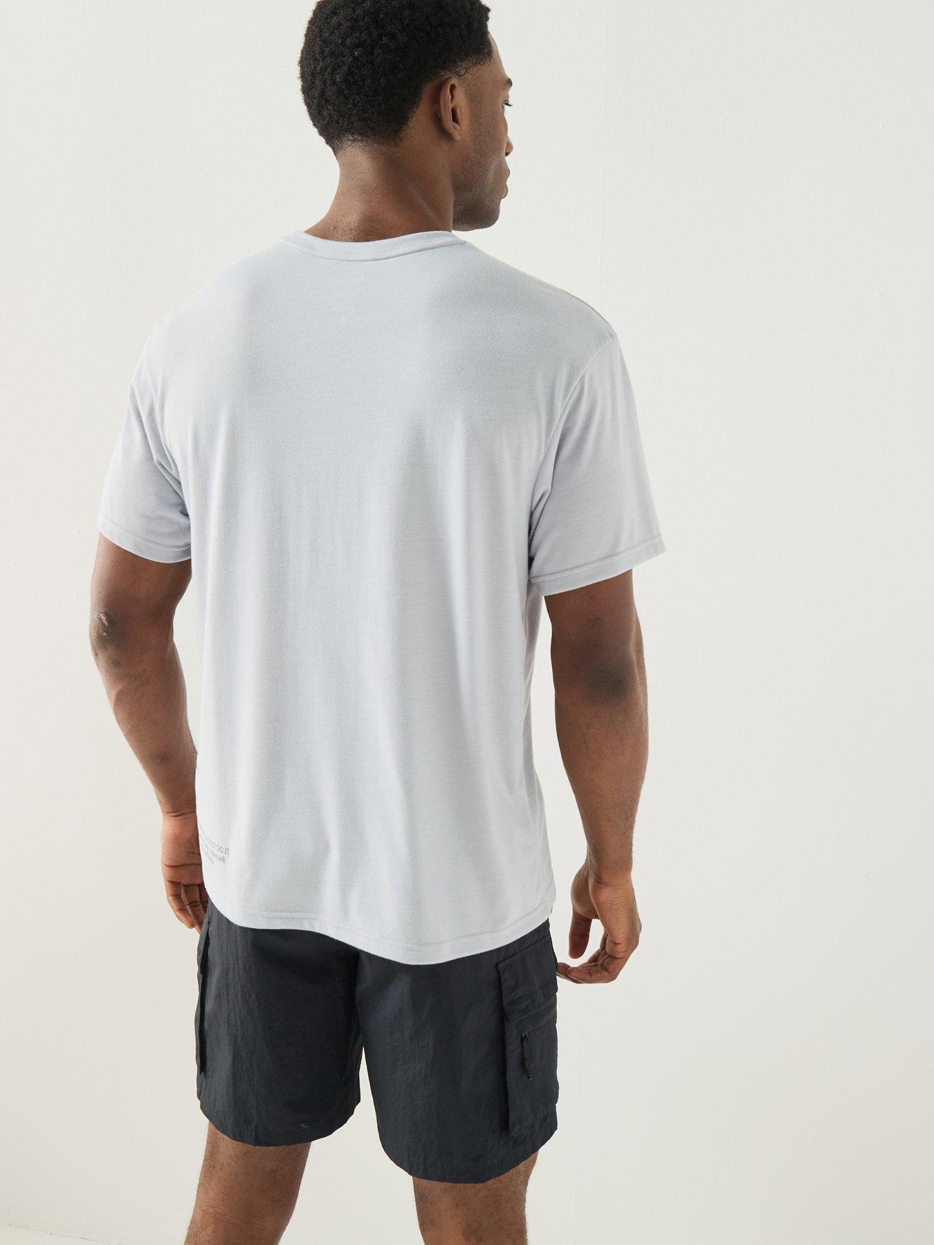 Image 2 of 7 of Nike Mens Short Sleeve Hydroguard T Shirt- Grey