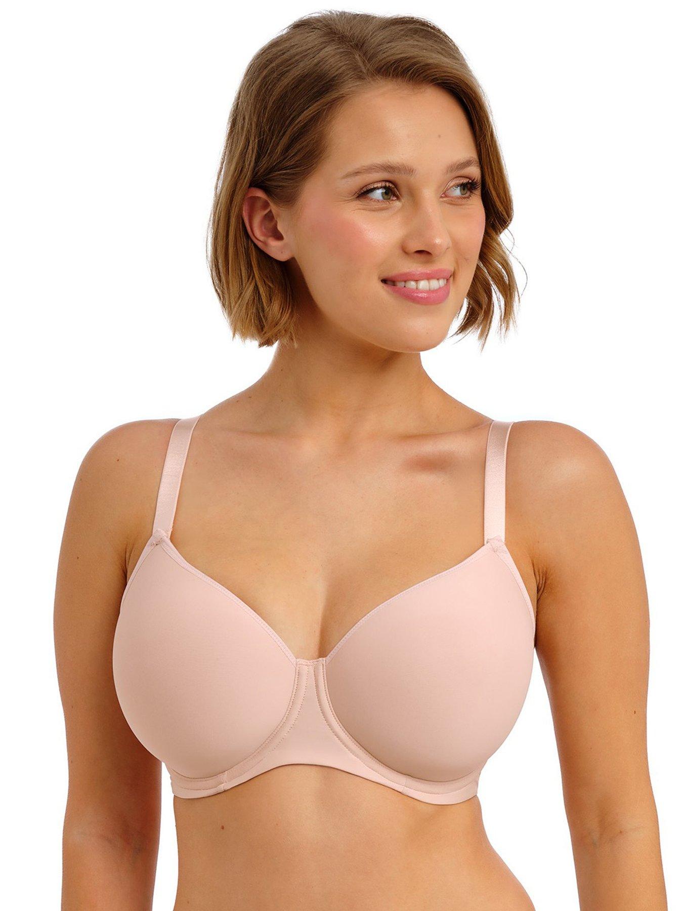 Image 1 of 3 of Freya Essentially Smooth Underwire Moulded Balcony Bra - Cameo
